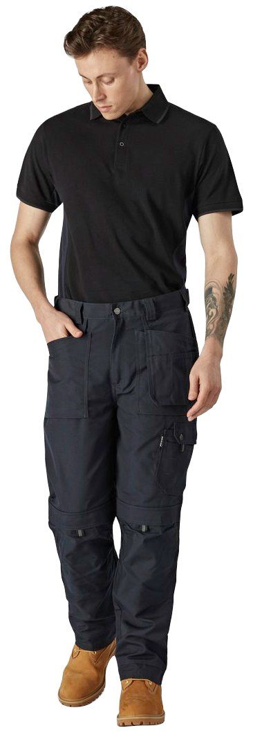 Arbeitshose navy Cordura-Kniepolstertaschen mit blue Dickies Eisenhower-Multi-Pocket