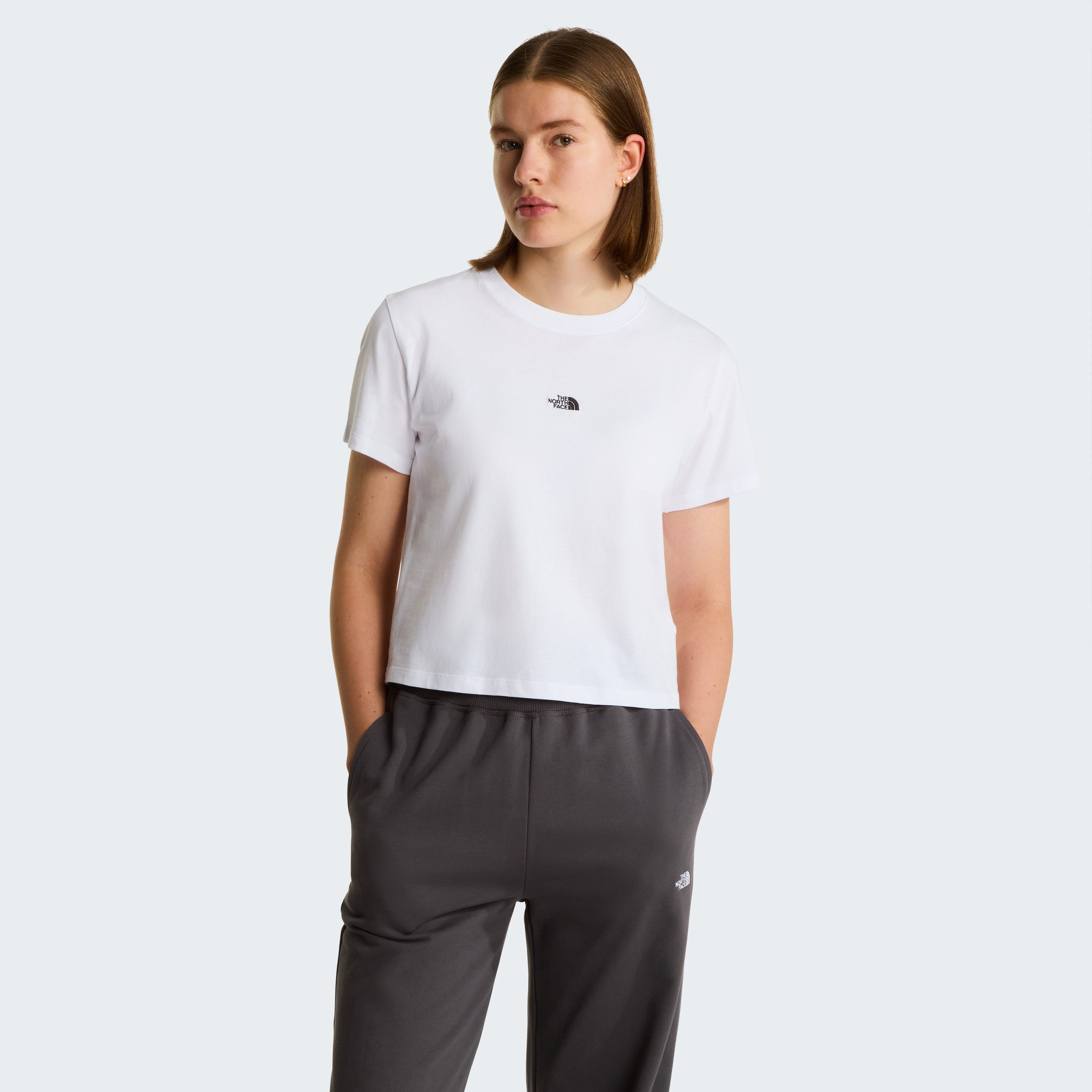 The North Face T-Shirt W ESSENTIAL REGULAR SHORT SLEEVE CUTIE TEE Kurzarm, für Sportmode und Outdoormode, Rundhalsausschnitt