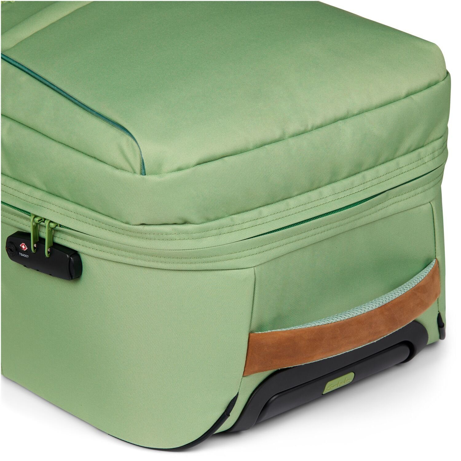 Trolley Green 2 (Koffer, Pure M 60 Flow TSA Reisegepäck Jade inkl. Satch Liter, Schloss, Wäschebeutel), Reisetasche