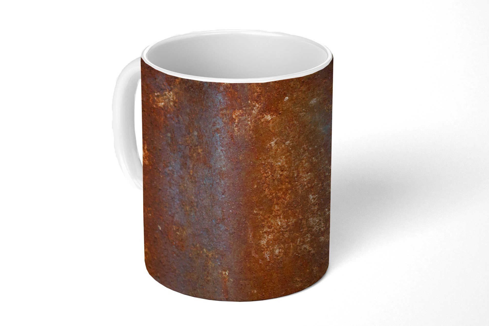 MuchoWow Tasse Rost - Bronze - Stahl, Keramik, Kaffeetassen, Teetasse, Becher, Teetasse, Geschenk