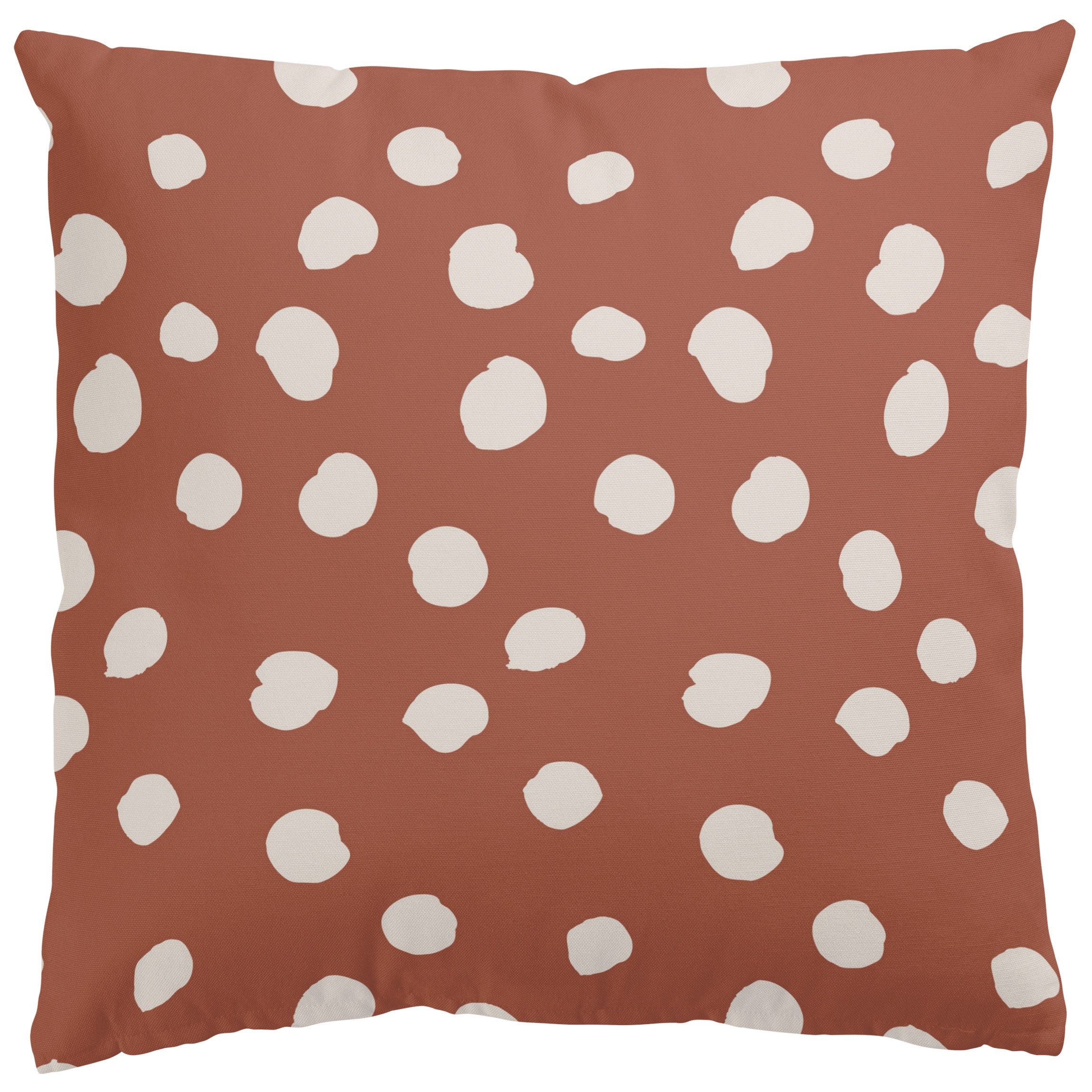 Bilderdepot24 Dekokissen drinnen / draußen Kissenhülle braun Muster, Bezug mit / ohne Füllung Zierkissen Outdoor Sofa Bett