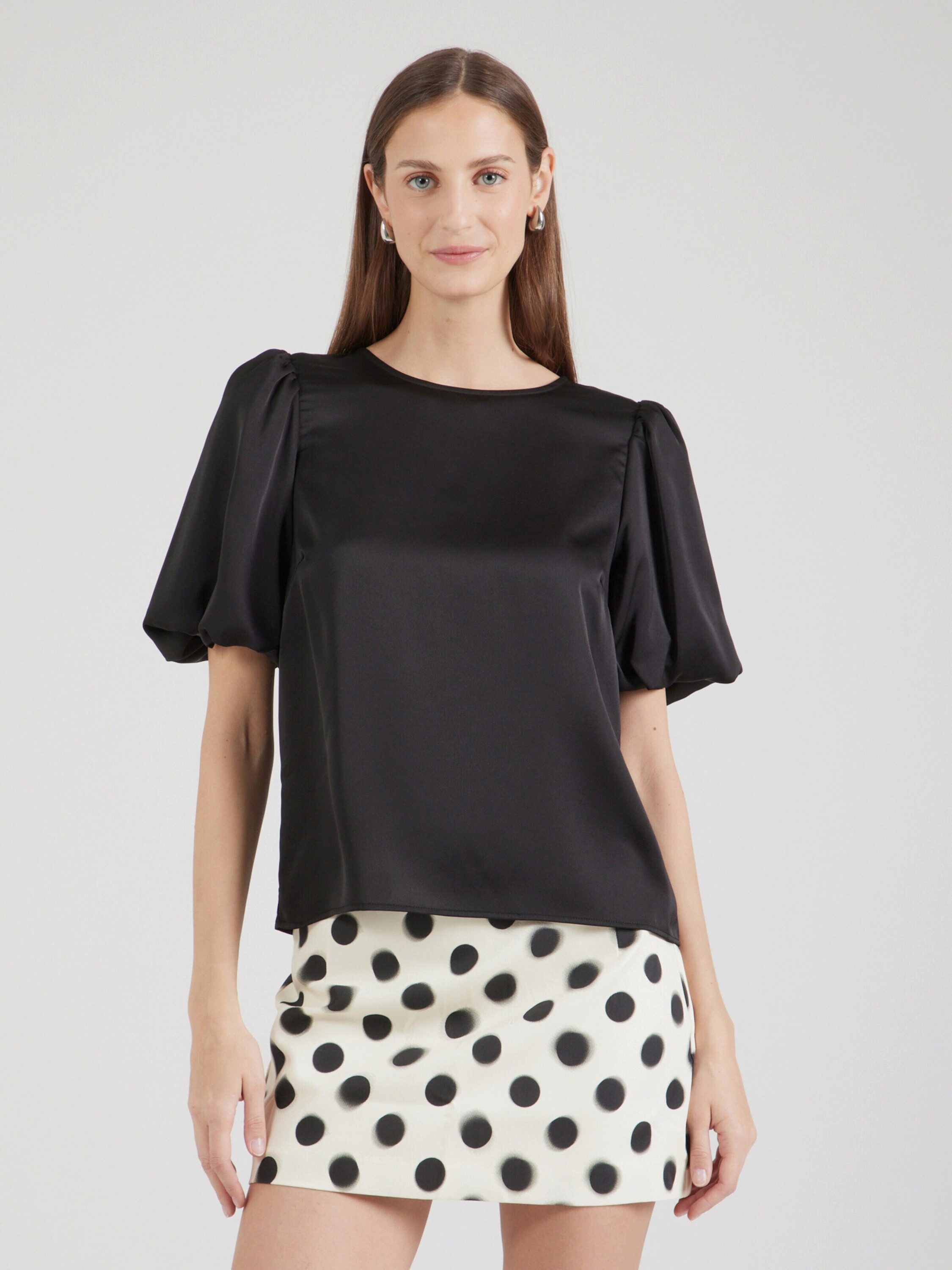 Vila Funktionsbluse VIELLETTE (1-tlg) Drapiert/gerafft