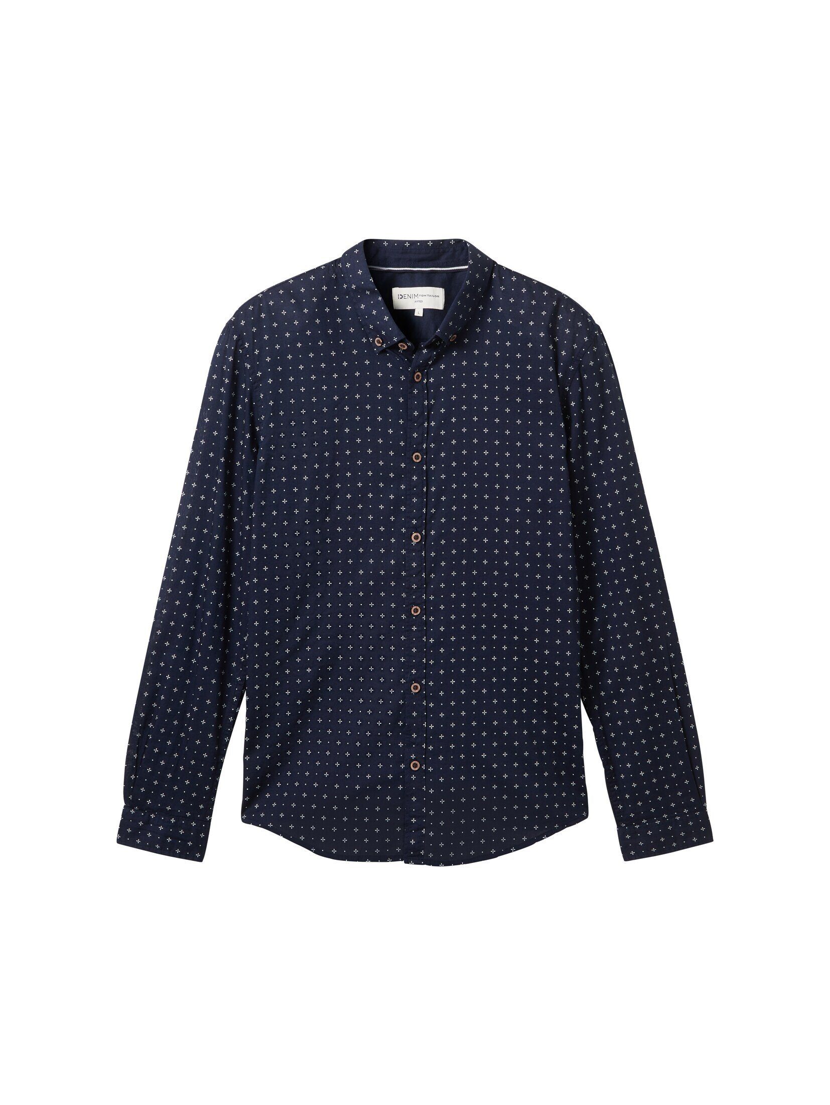 TOM TAILOR Denim Langarmhemd Leichtes Hemd günstig online kaufen