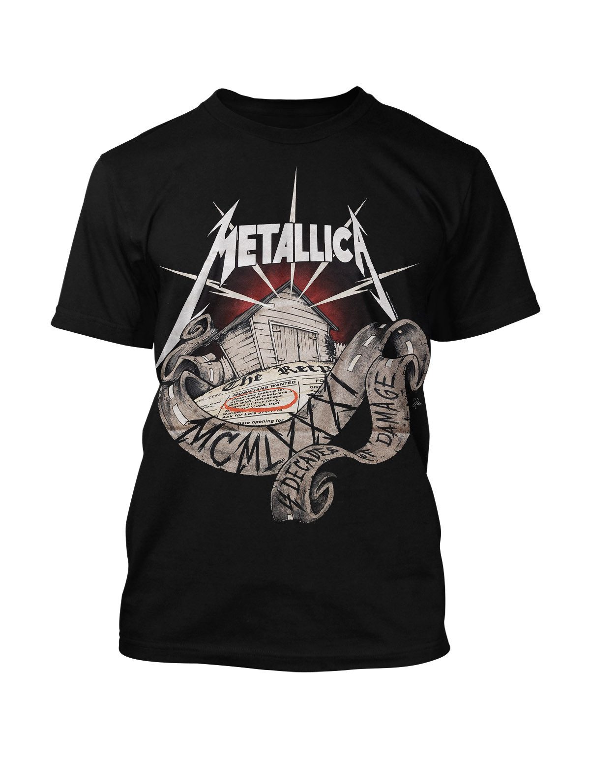 metallica T-Shirt 40th Anniversary Garage