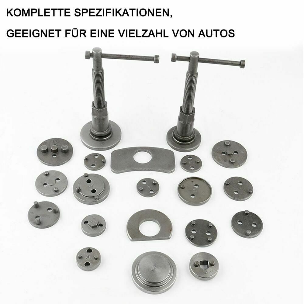 FIVMEN Montagewerkzeug 22 TLG. Bremskolbenrücksteller Bremssattel Kolbenrücksteller, Bremskolben Werkzeug Satz Bremsen Set