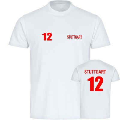 multifanshop T-Shirt Kinder Stuttgart - Trikot 12 - Boy Girl