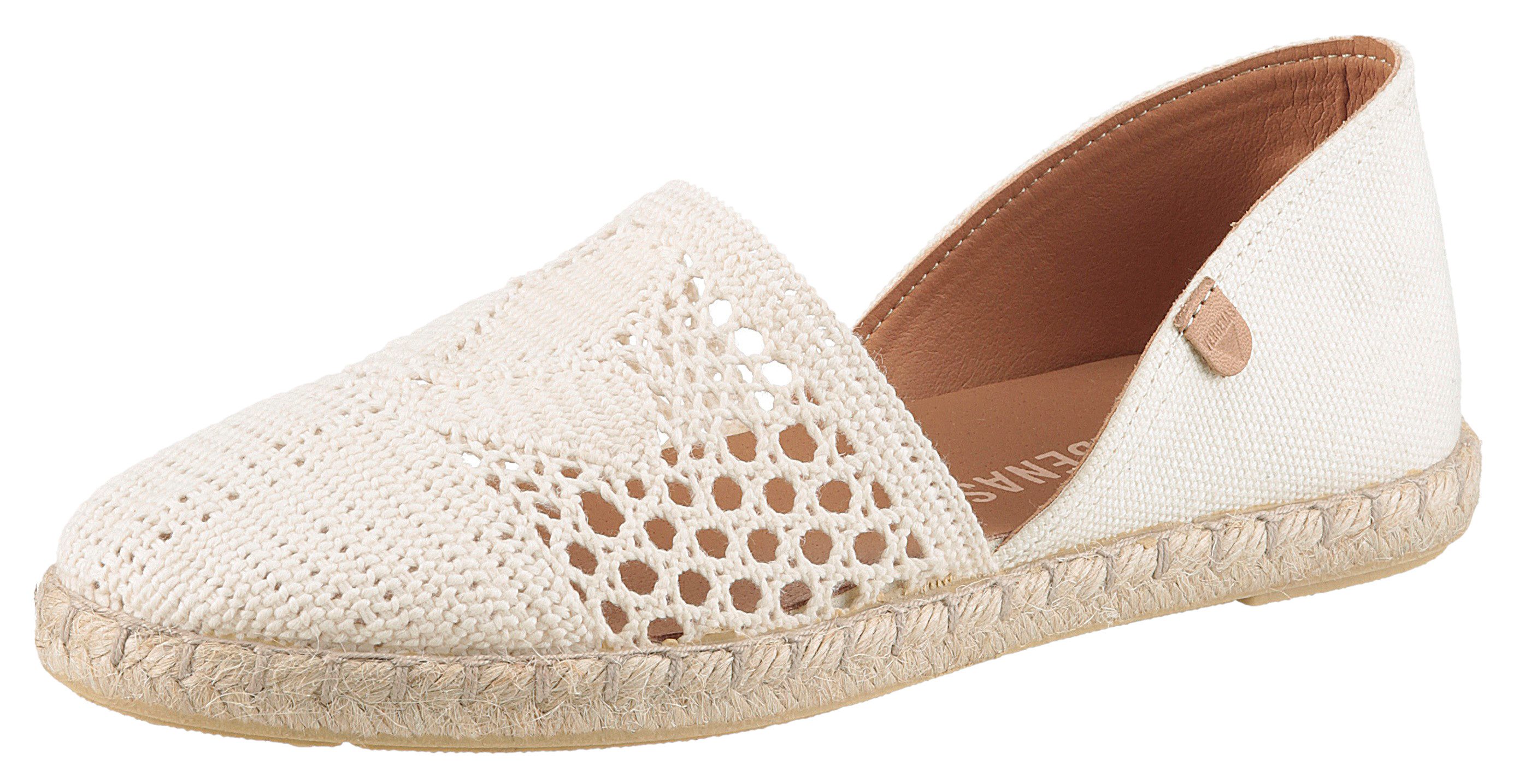 VERBENAS Carmen Crochet-Lino Paris Espadrille, Slipper, Sommerschuh, Strand günstig online kaufen