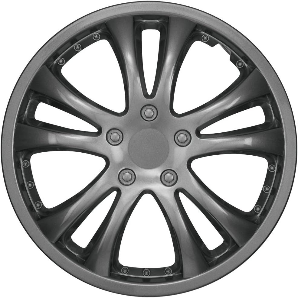 NRM Radkappe NEOX 13 Zoll in Graphite, 13 in Zoll, (4-St) Radzierblenden für Stahlfelgen Колпаки Satz 4er Set 13"