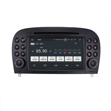 TAFFIO F. Mercedes SL R230 NTG1 7"Touch Android Radio GPS Soundsystem CarPlay Einbau-Navigationsgerät
