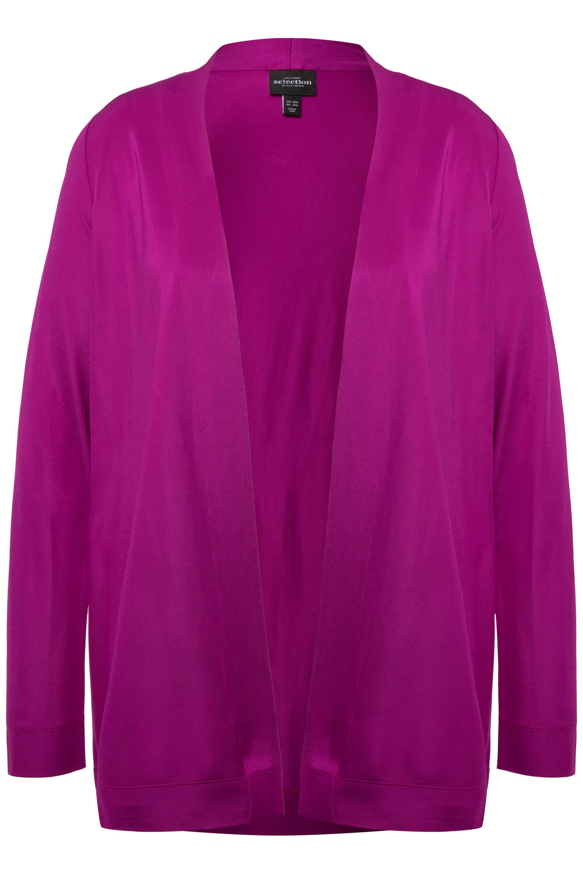 Ulla Popken Sommerjacke Slinkyjacke offene Form günstig online kaufen