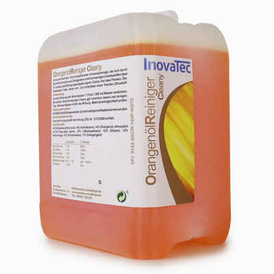 StessiClean Orangenöl-Reiniger Konzentrat Fleckenlöser Allzweckreiniger (Als Sprühlösung oder Wischwasser 1:10 bis 1:200 mit Wasser verdünnen)