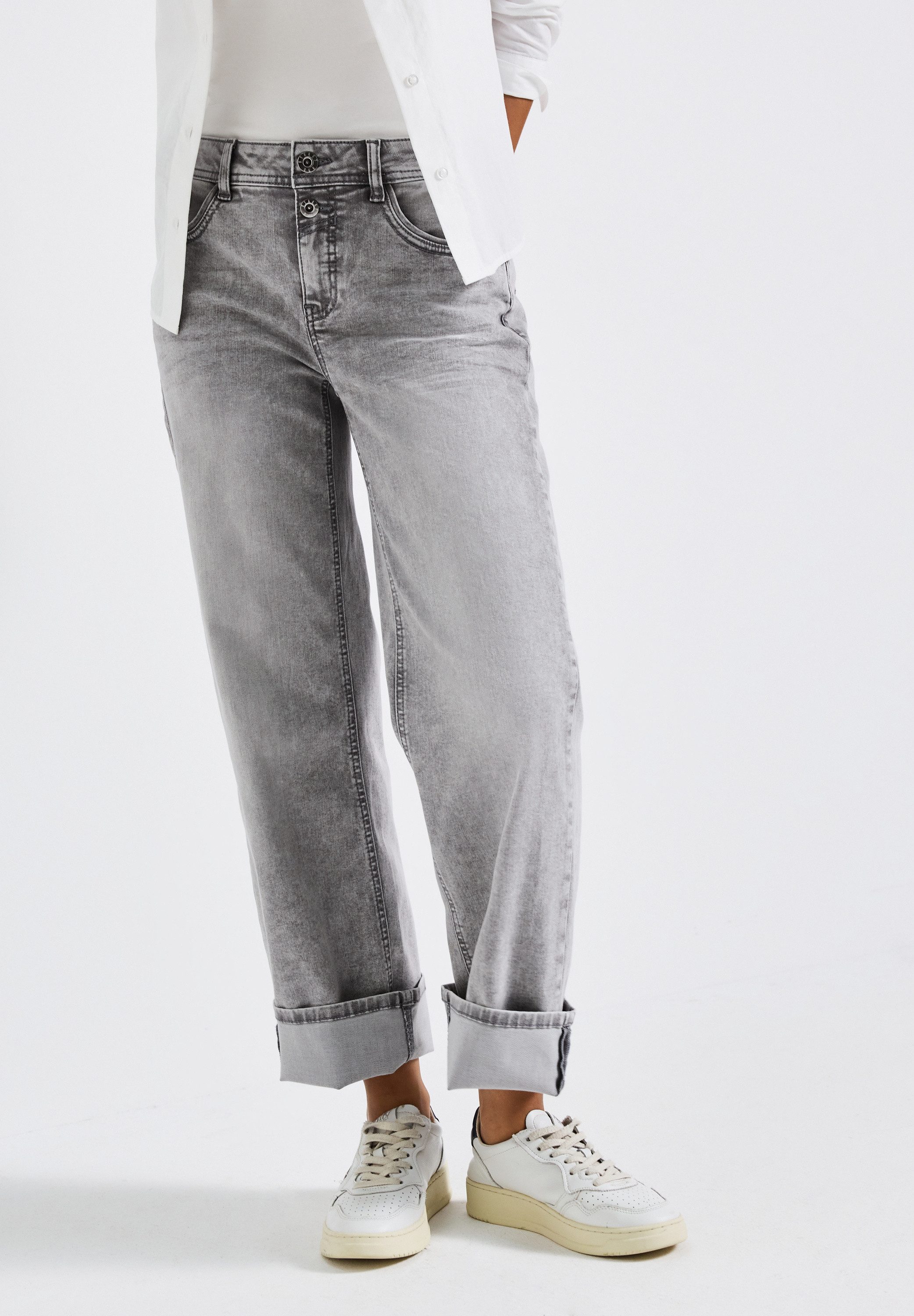 STREET ONE Straight-Jeans im Five-Pocket Style günstig online kaufen