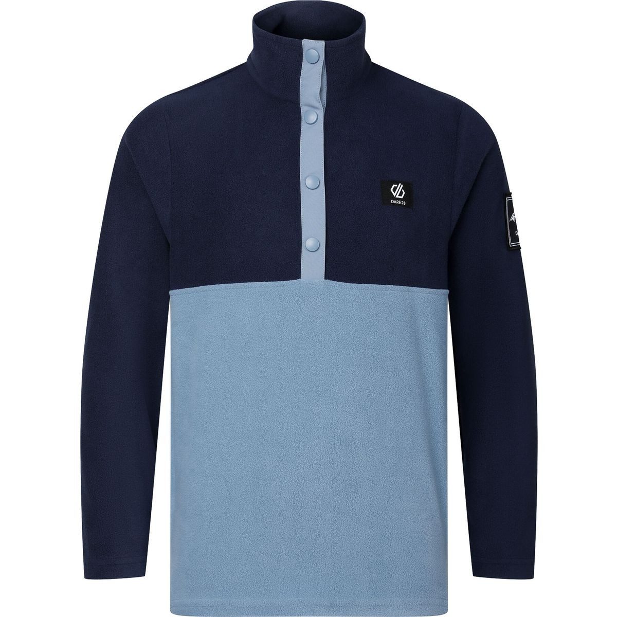 Dare2b Fleecejacke Rapid Fleece Fleece-Pullover für Kinder mit Kapuze und reflektierenden Details