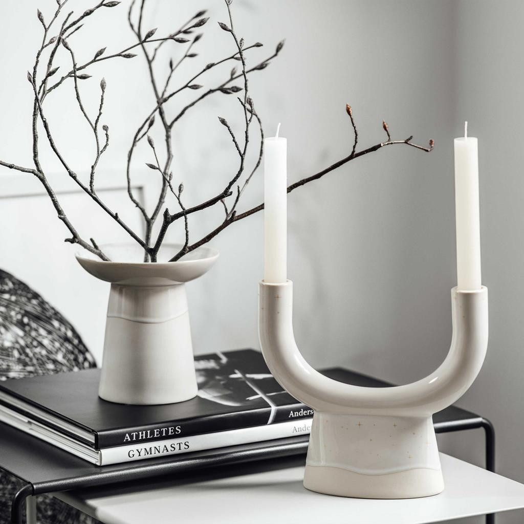 like. by Villeroy & Boch Dekoobjekt Winter Glow Kerzenhalter U-Form (1 St)