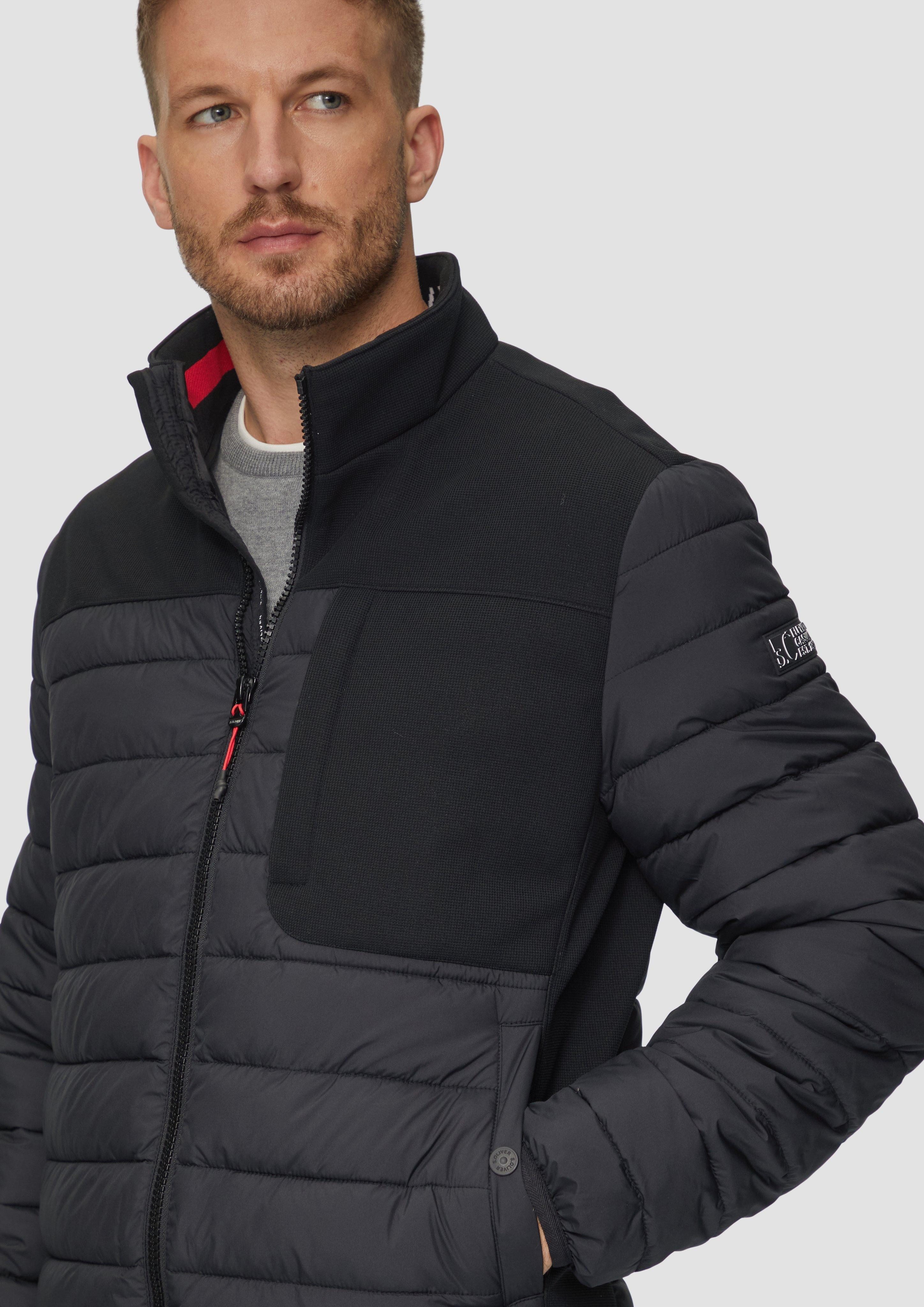 s.Oliver Allwetterjacke Leichte Steppjacke im Materialmix günstig online kaufen