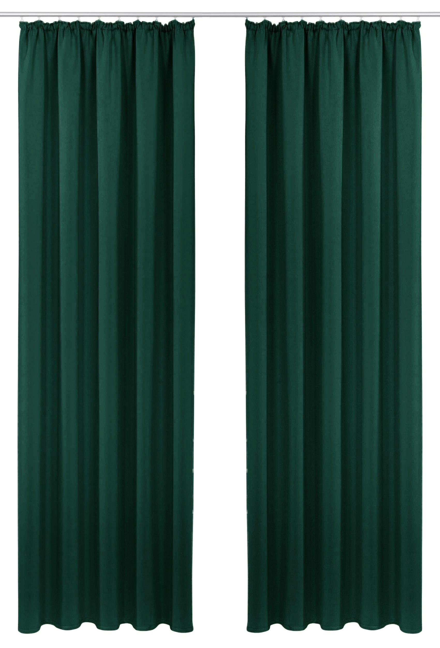 my home Gardine SOLA (1 St), Kräuselband, verdunkelnd, Polyester, Breite:130 cm, 1 Schal, einfarbig, Verdunkelung