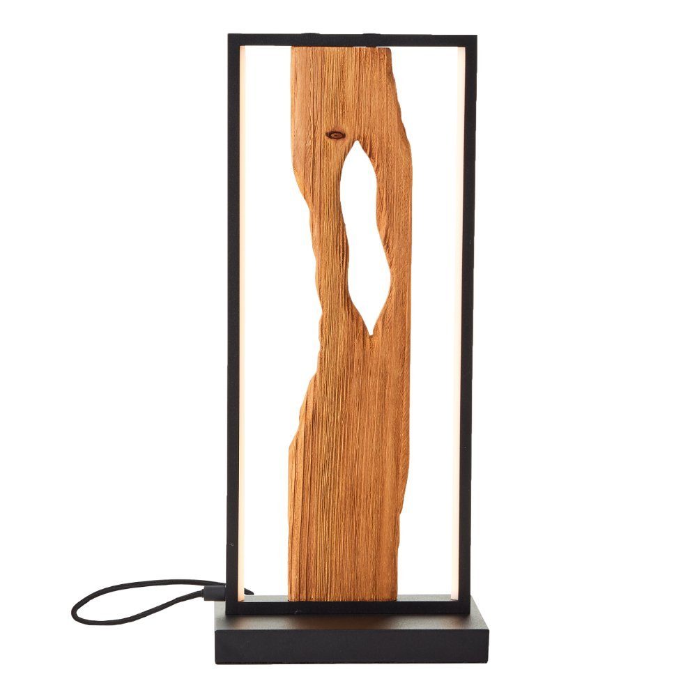 Brilliant Tischleuchte Chaumont, Chaumont LED Tischleuchte 50cm schwarz/holz