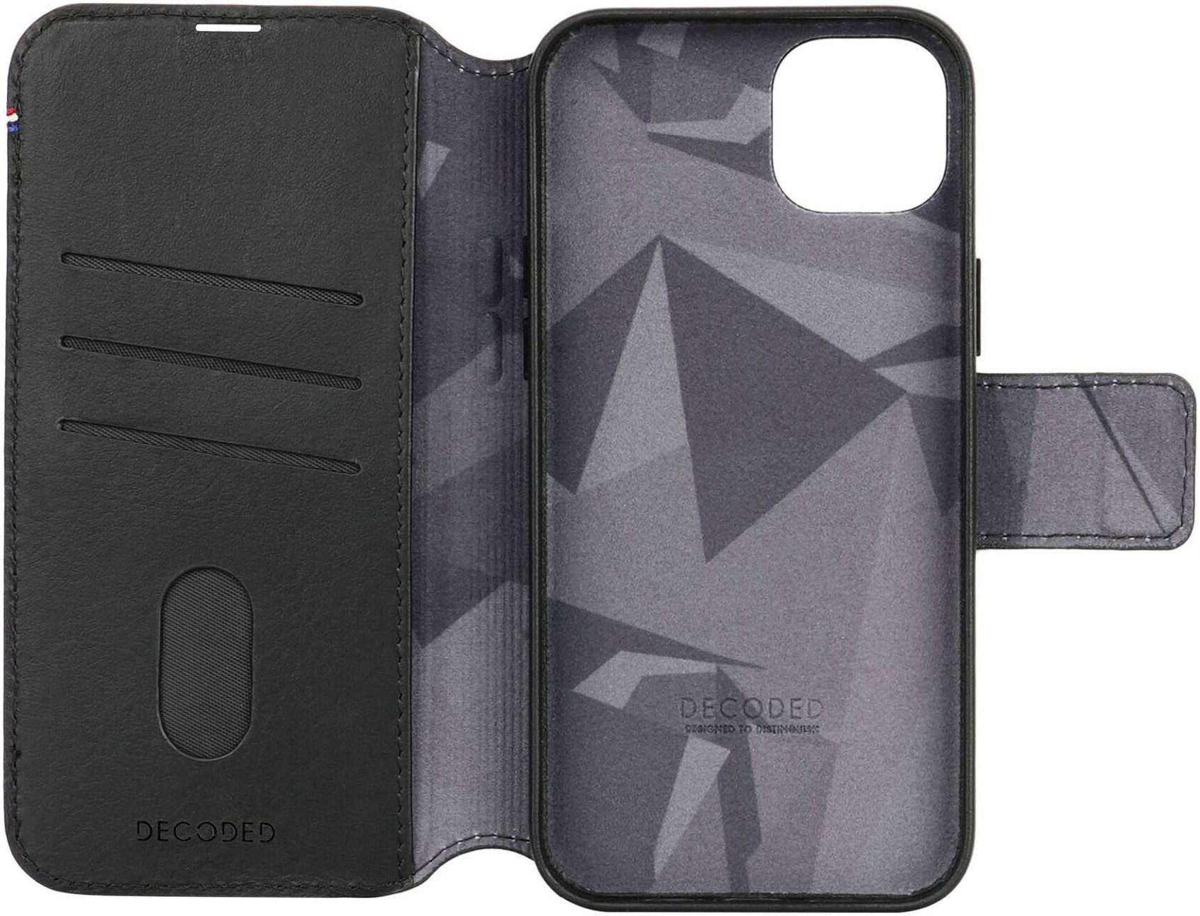 DECODED Smartphone-Hülle Leather Detachable Wallet für iPhone 15 Plus 17 cm (6,7 Zoll)