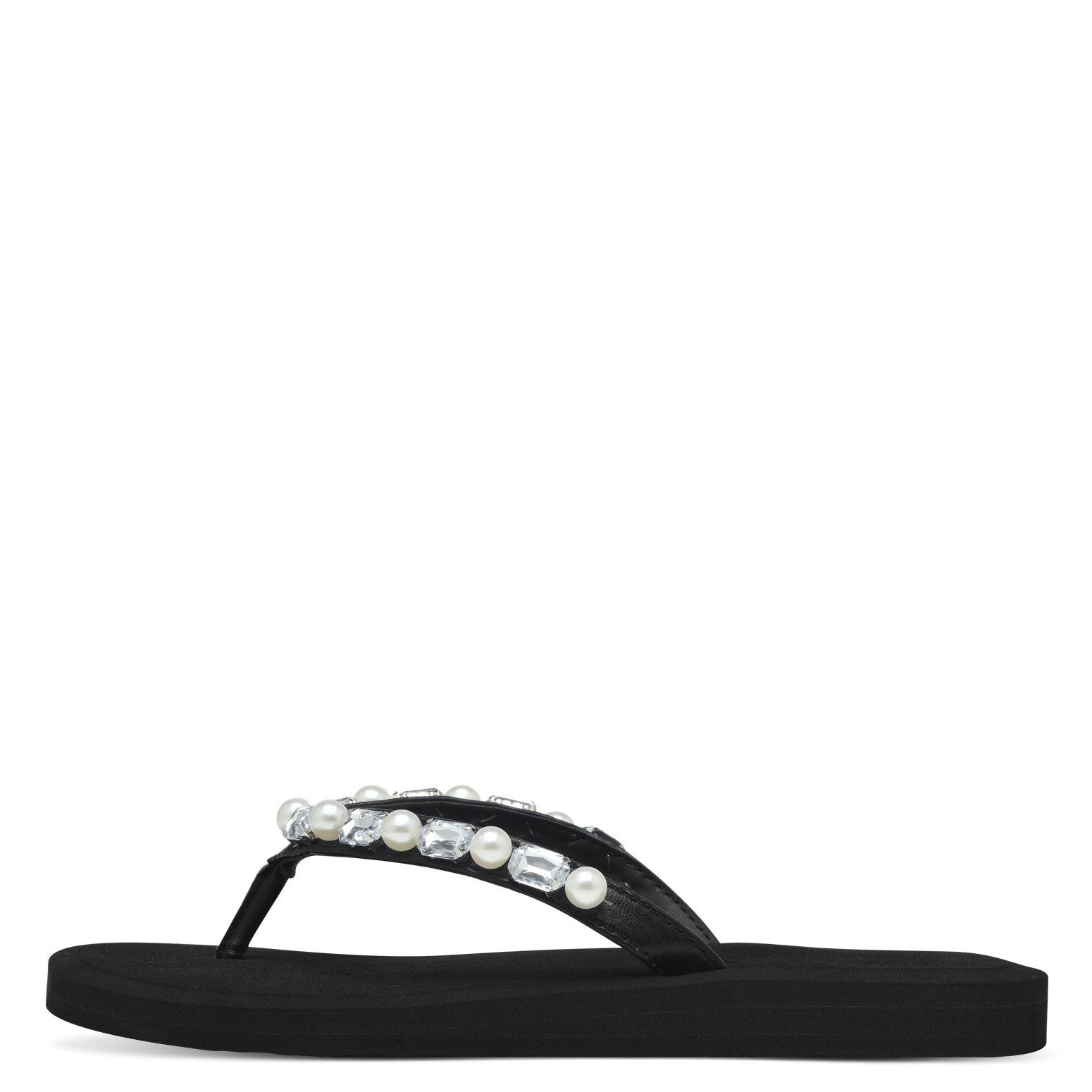 Tamaris Tamaris Damen Zehentrenner Pantolette 1-27121-44-043 BLACK GLAM Zeh günstig online kaufen