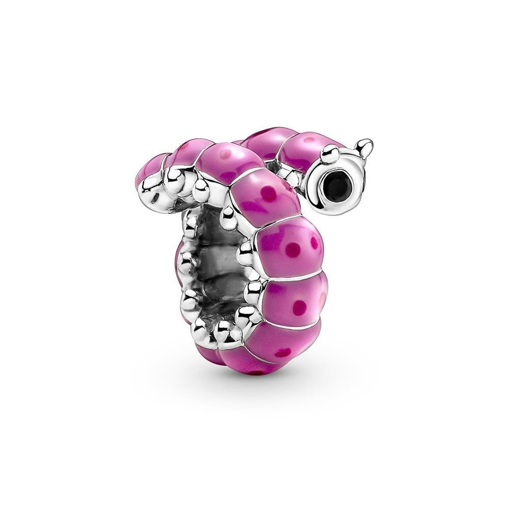 Pandora Charm-Einhänger PANDORA MOMENTS Charm "Süße gekräuselte Raupe" Silber 790762C01