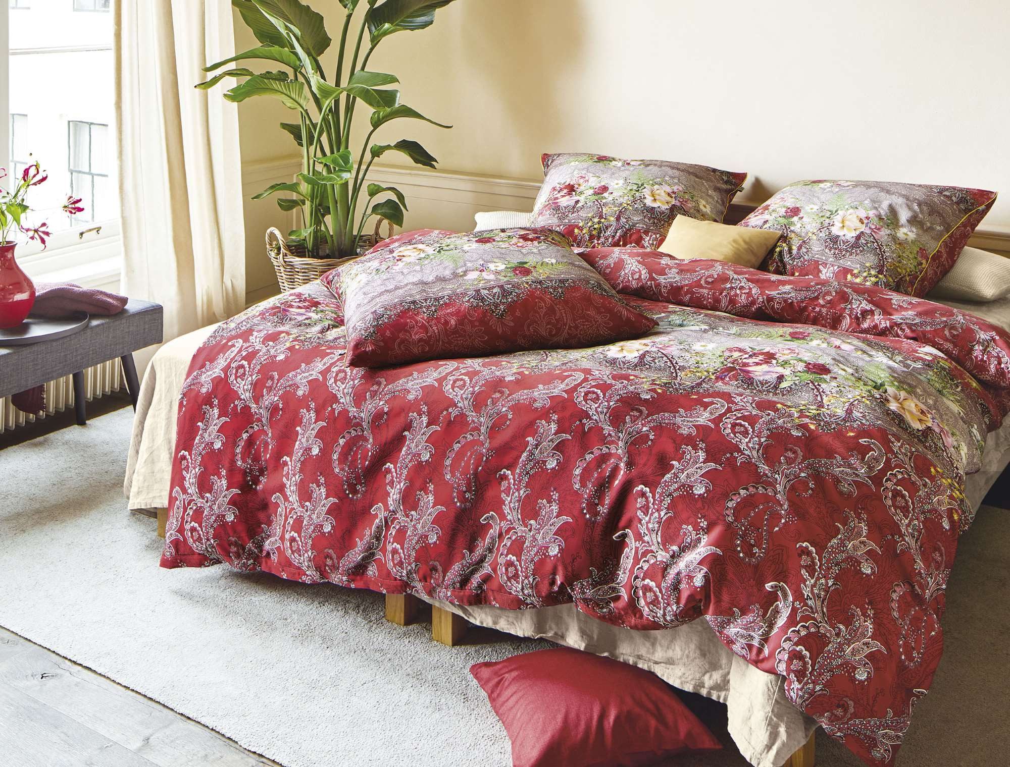 Irisette Bettwäsche Irisette Glamour Mako-Satin Bettwäsche günstig online kaufen