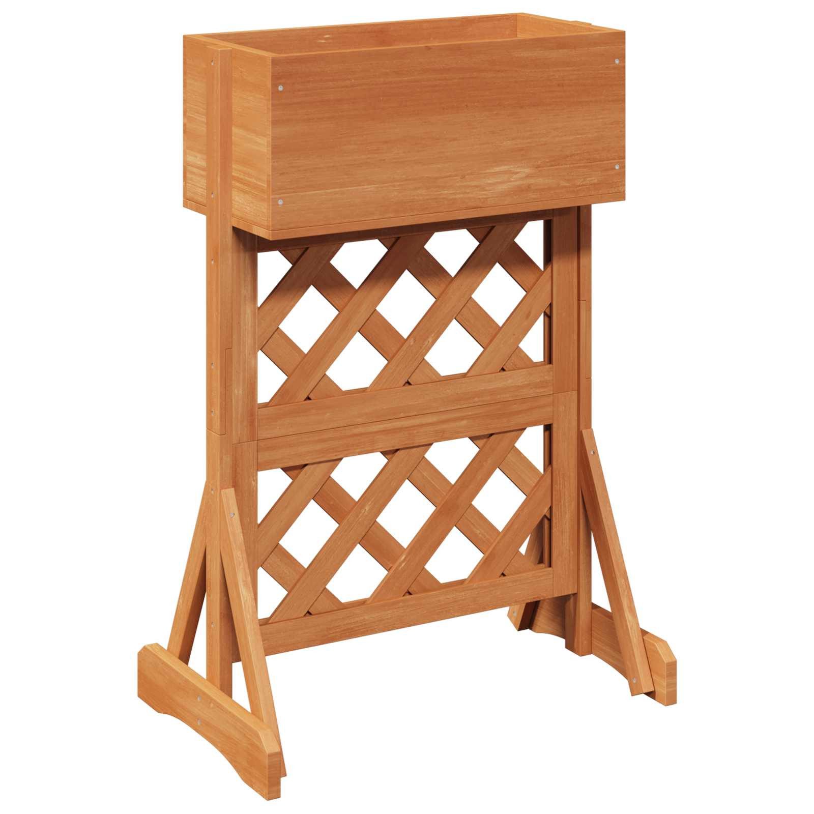 vidaXL Blumentopf Vertikales Gartenzaun Orange 48 x 30 x 70,5 cm (1 St)