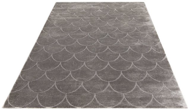 Teppich »Clara«, Leonique, rechteckig, Höhe 12 mm, Hoch-Tief-Effekt, Wohnzimmer-Otto