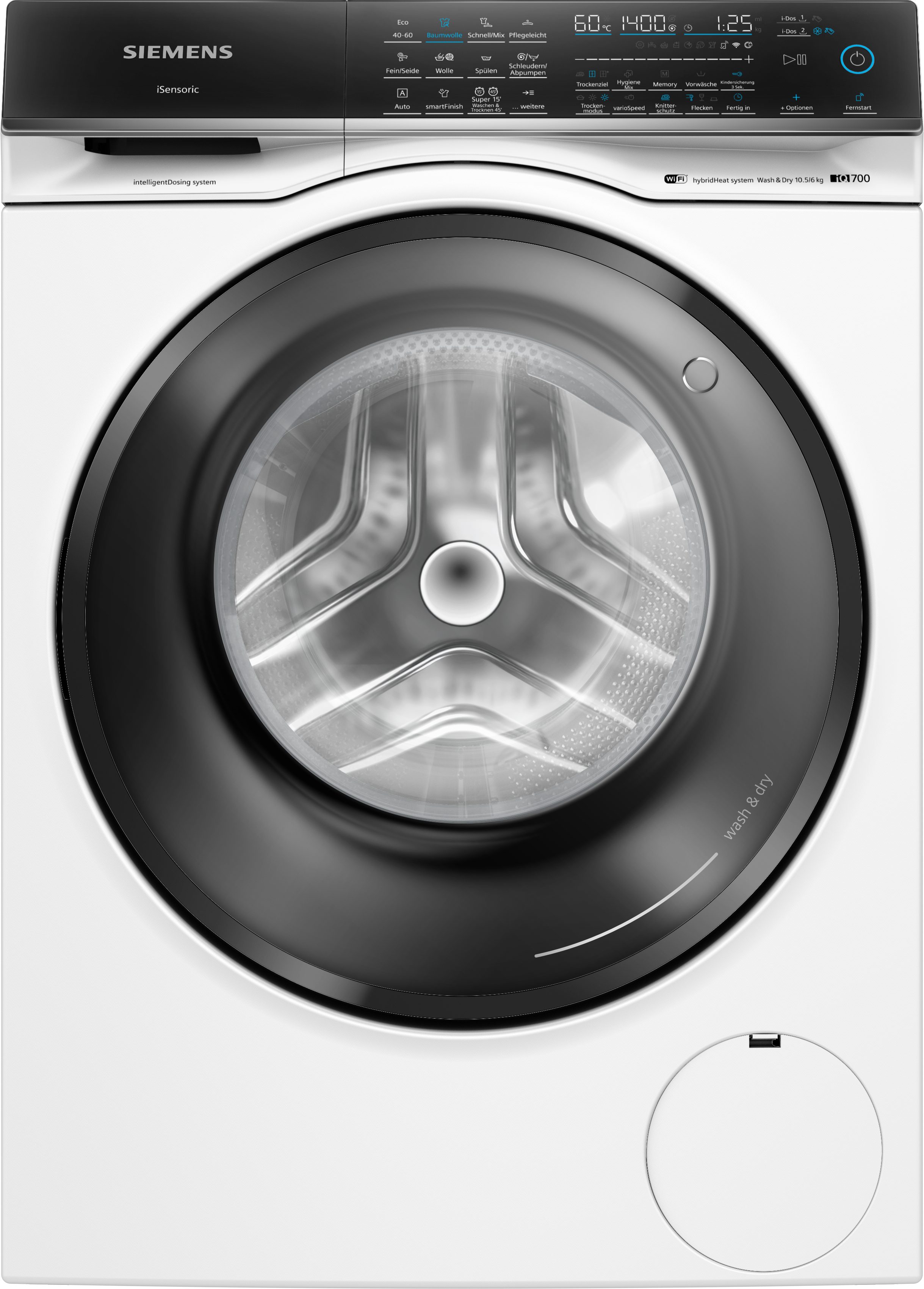 SIEMENS Waschtrockner iQ700 WN54C2A40, 10,5 kg, 6 kg, 1400 U/min