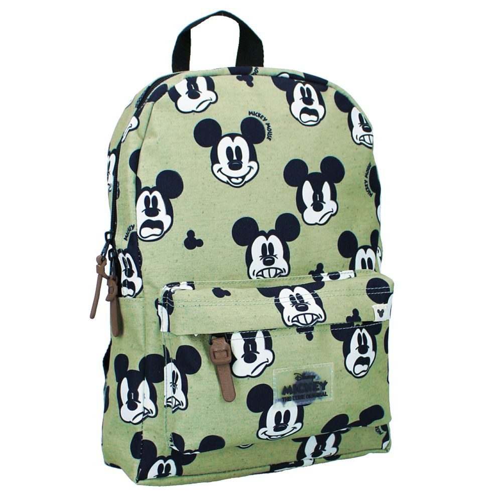 Disney Mickey Mouse Kinderrucksack Kinder Rucksack Grün Micki Maus Mickey Mouse 33 x 25 x 10 cm