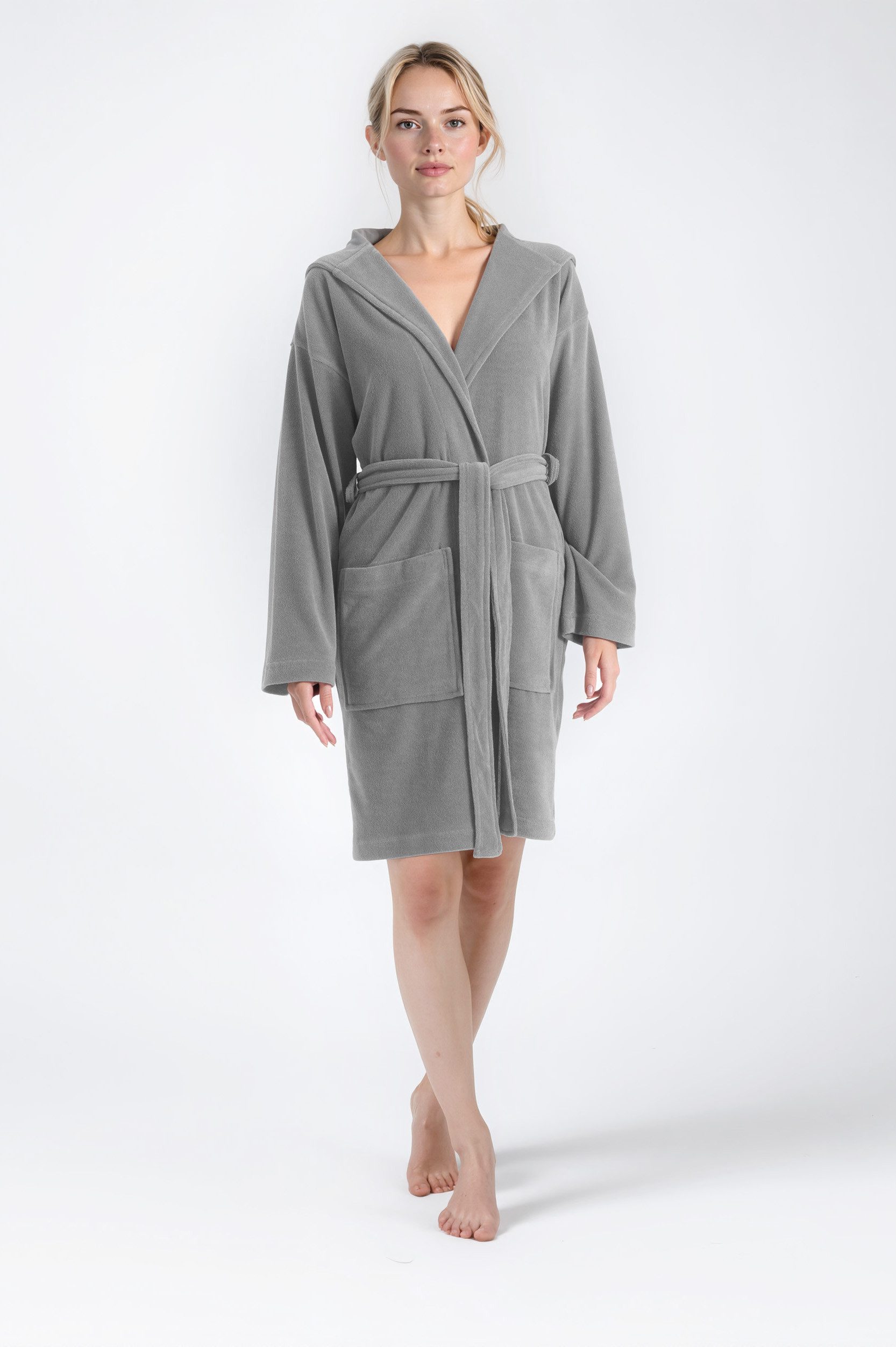 my home Damenbademantel Sina, ideal für Sauna & Spa, Hotelbademantel, Morge günstig online kaufen