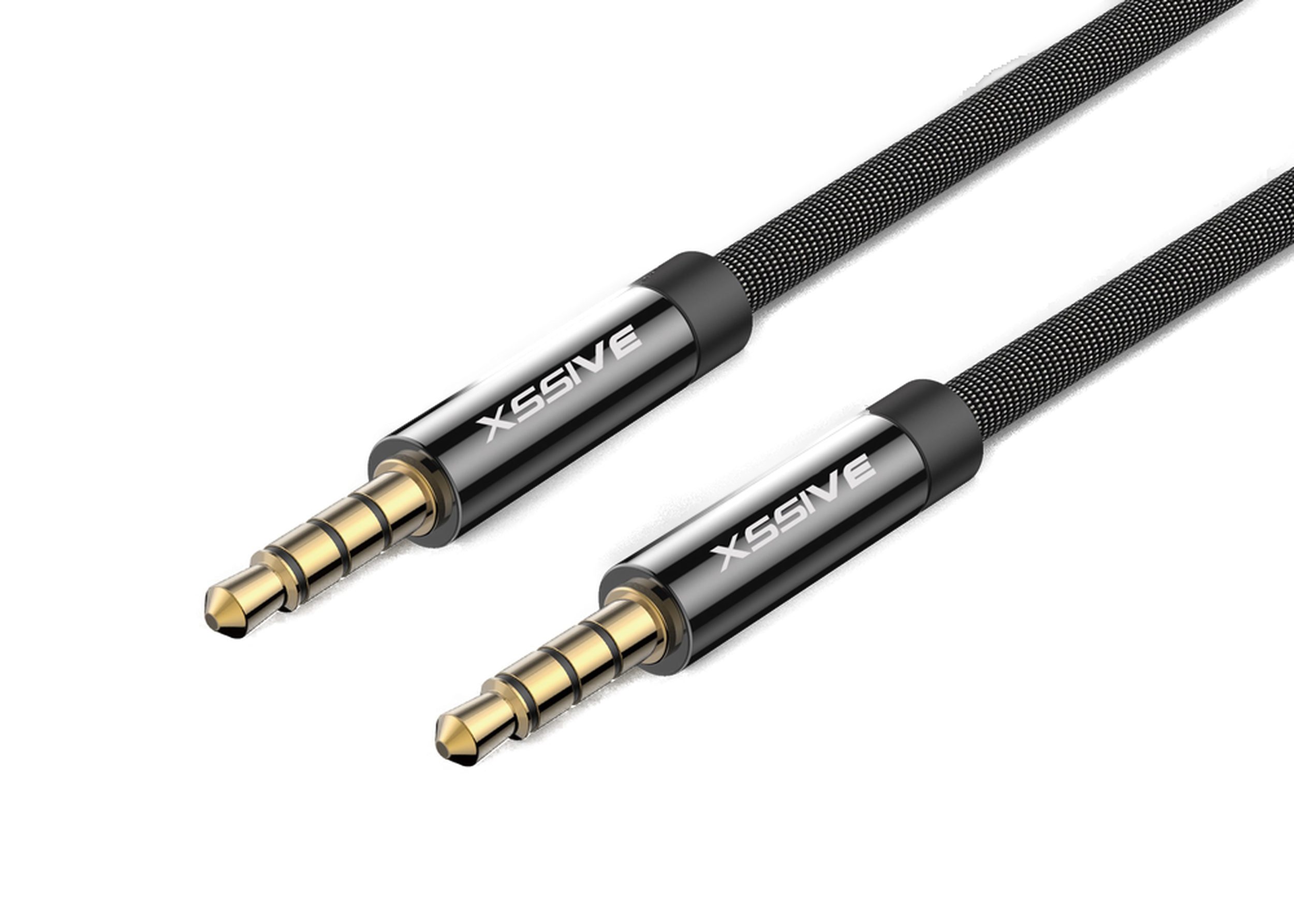 Basics Aux-Kabel 1,2 m 3,5 mm-Klinkenstecker auf 3,5 mm-Klinkenstecker Stereo-Audiokabel 