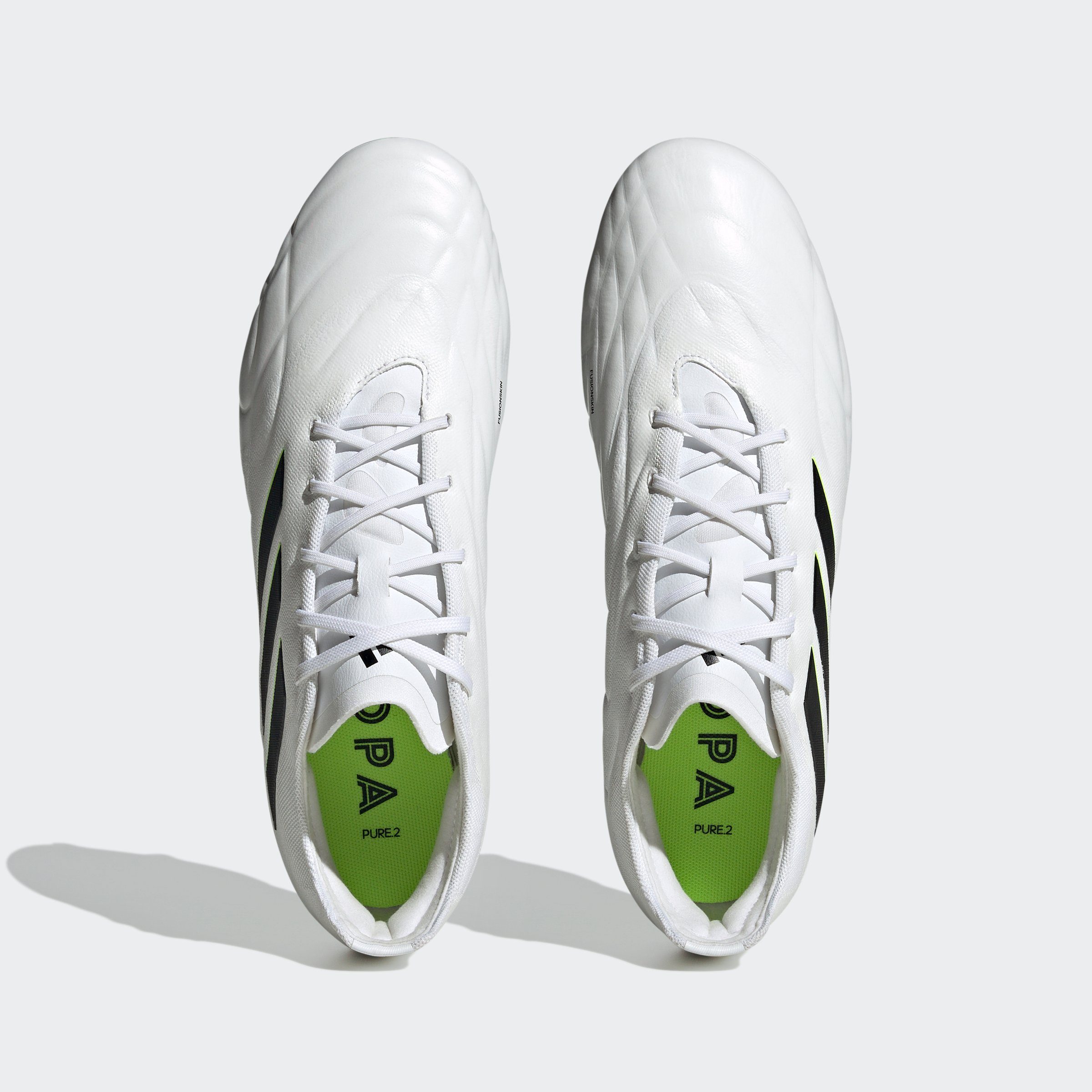 adidas COPA Fußballschuh weissschwarzgelb Sportswear PURE FG II.2 adidas Performance