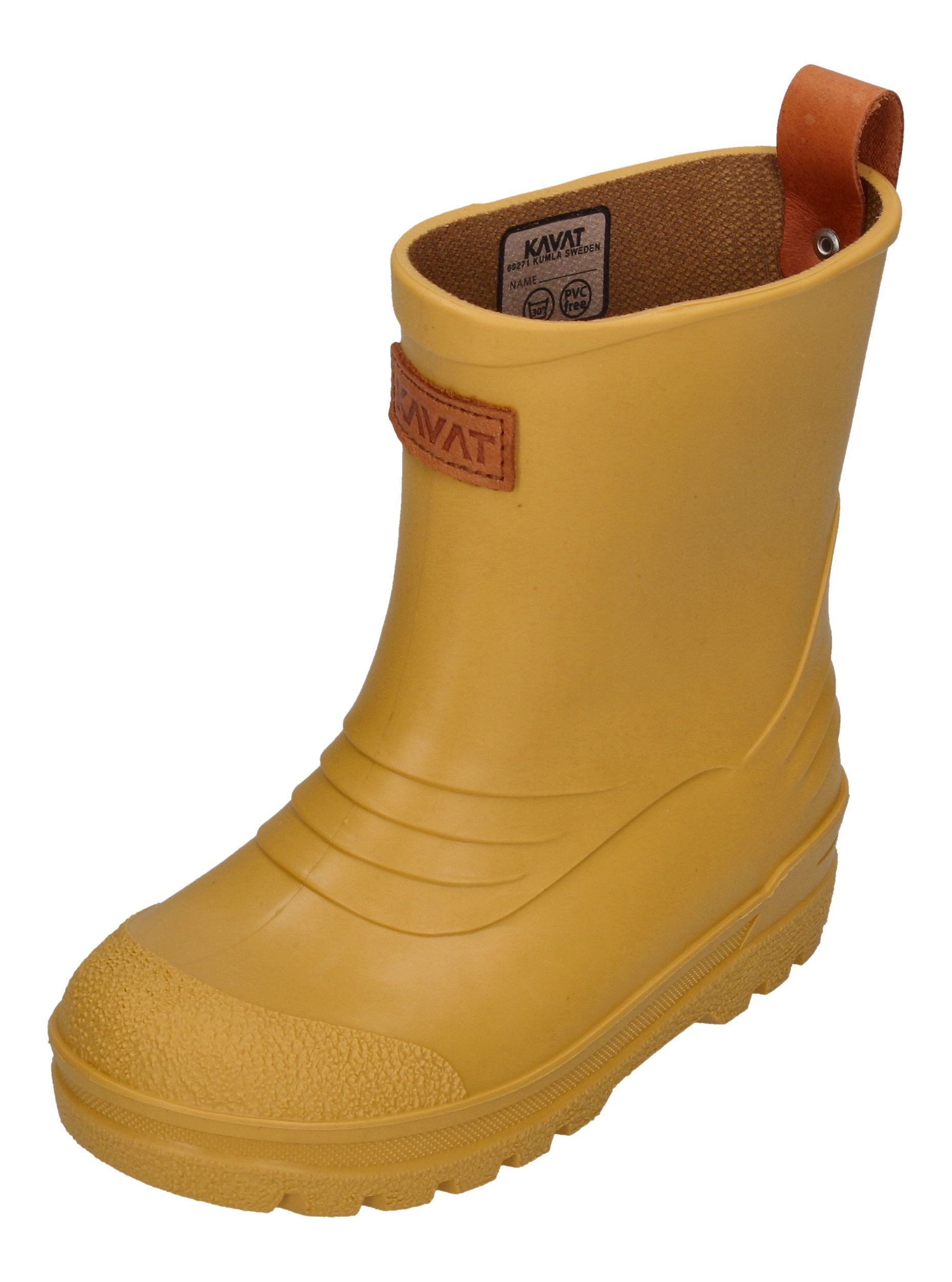 KAVAT GRYTGÖL WP Gummistiefel Bright Yellow