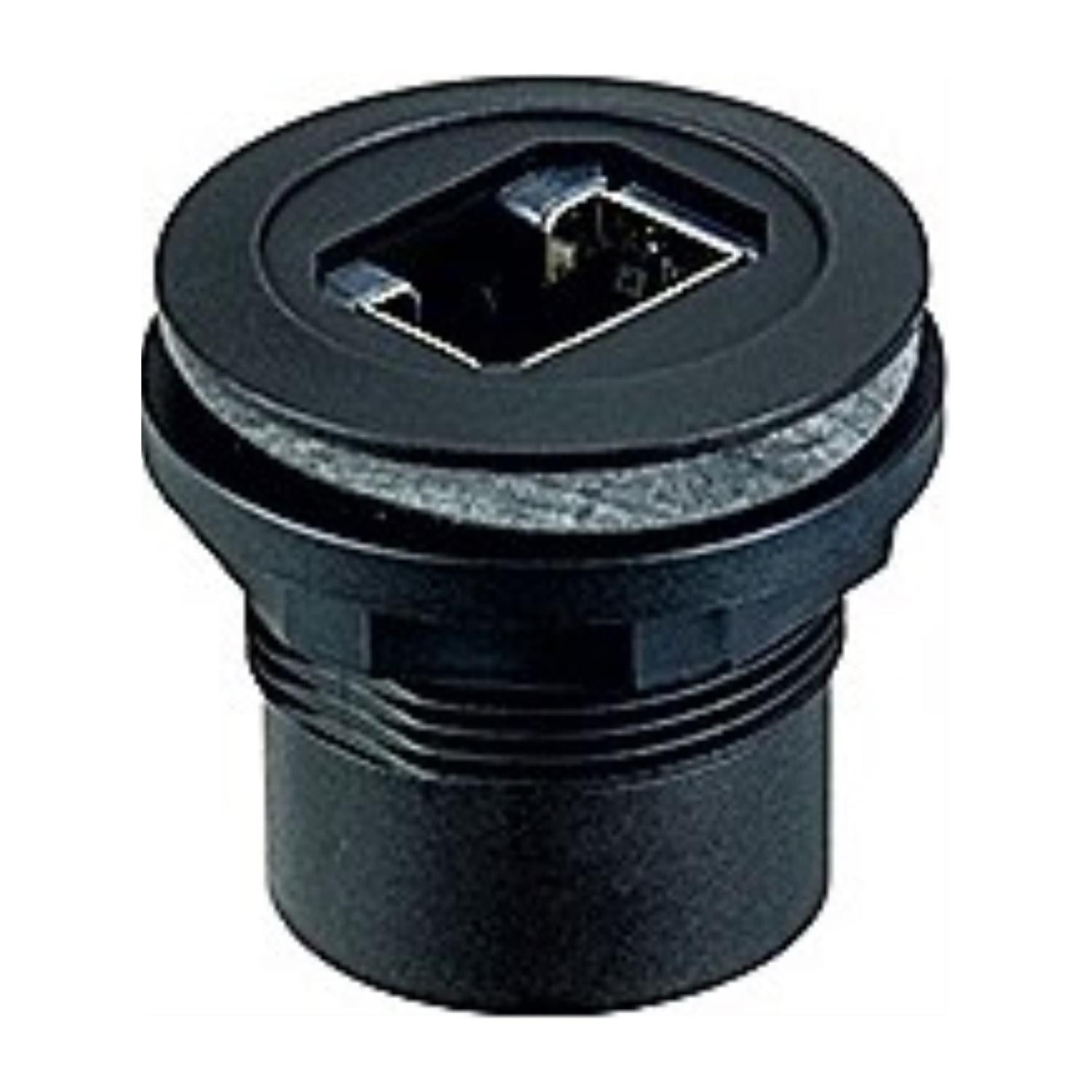 Schlegel Schalter Titel:RJ45-Buchse, mit Kabel schwarz rund, RONTRON-R-JUWEL Bauform Se, Schalter/Taster-Besonderheiten