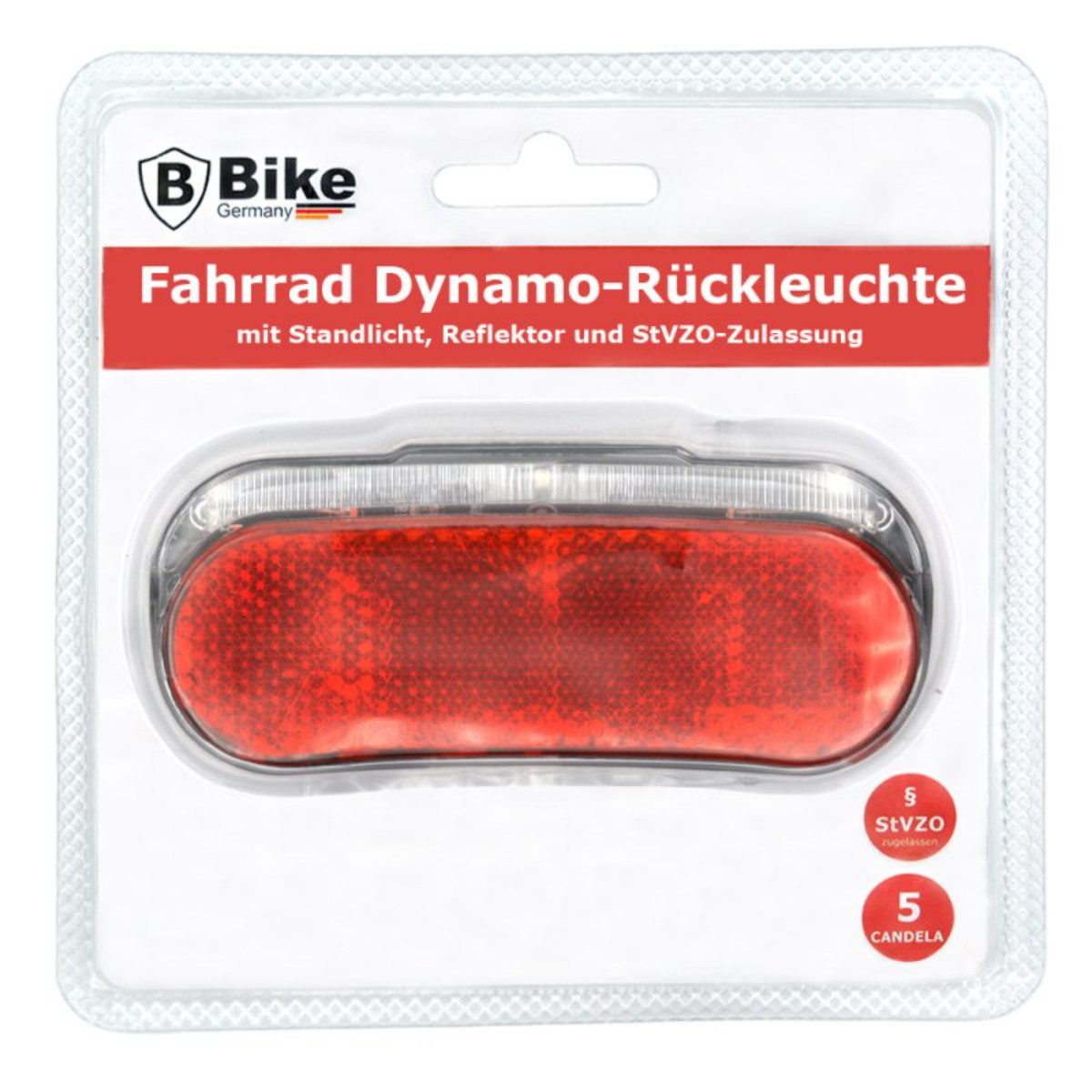 bahama Fahrrad-Rücklicht 35811, Standlicht mit starkem LED Rücklicht und Reflektor – Bild 4 von 4