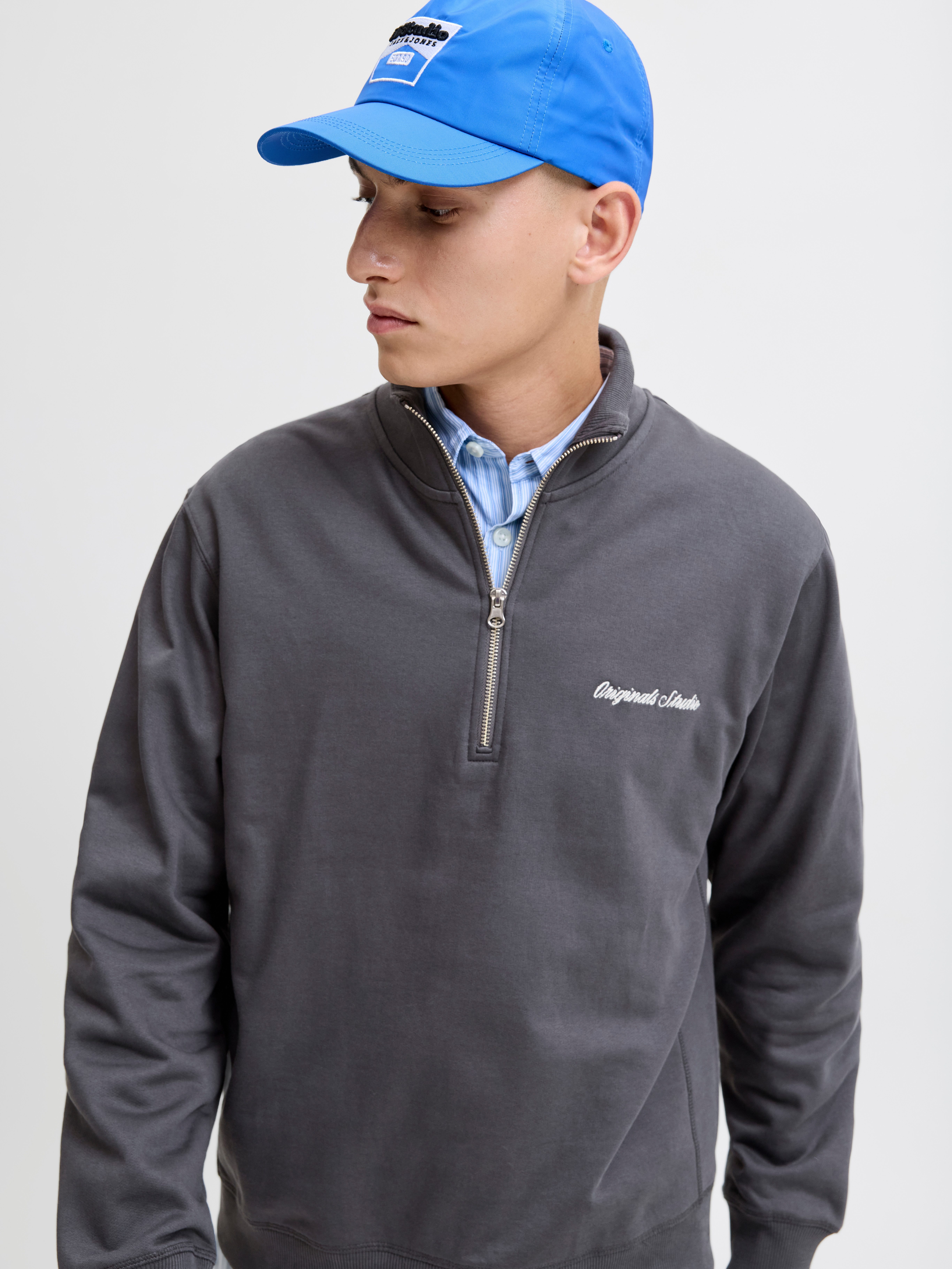 Jack & Jones Sweatshirt JORNORREBRO EMB SWEAT HIGH NECK SN günstig online kaufen