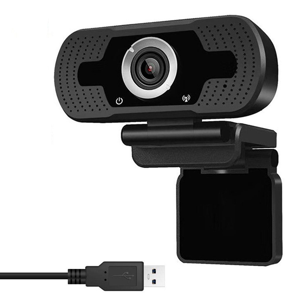 GelldG »HD 1080P Webcam für PC, USB Web Kamera mit Mikrofon, Webcam für  Computer, Skype, YouTube Video, Zoom, Konferenz, Online-Kursen (Schwarz)«  HD-Kamera online kaufen | OTTO