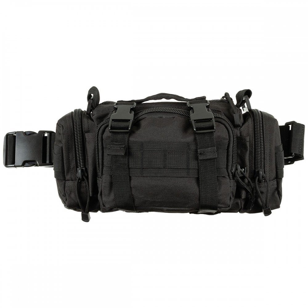 Bauchtasche Hüft- u. Schultertragetasche, schwarz