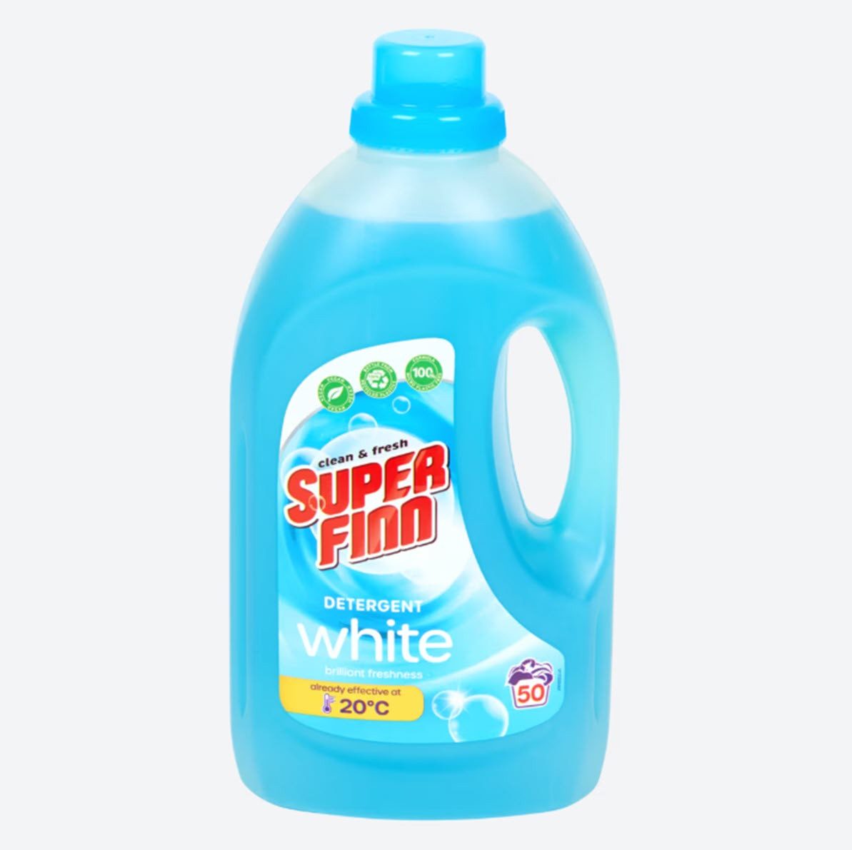 Spectrum Superfinn Flüssigwaschmittel 2 Liter 50 WG Color oder White Colorwaschmittel