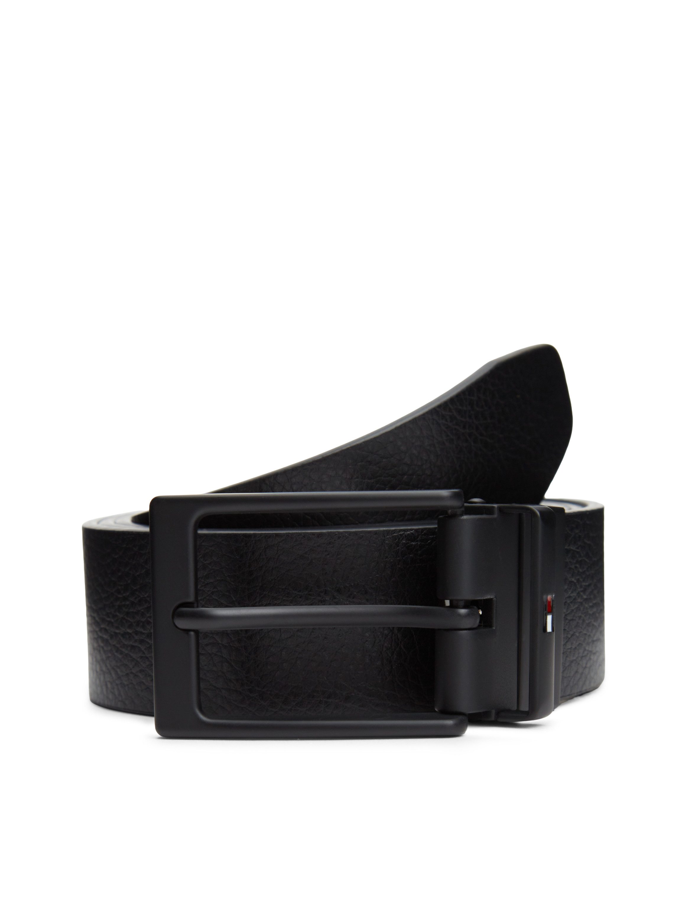 Tommy Hilfiger Wendegürtel LAYTON aus Rindsleder, mit eckiger Schnalle, Breite: 3,5 cm