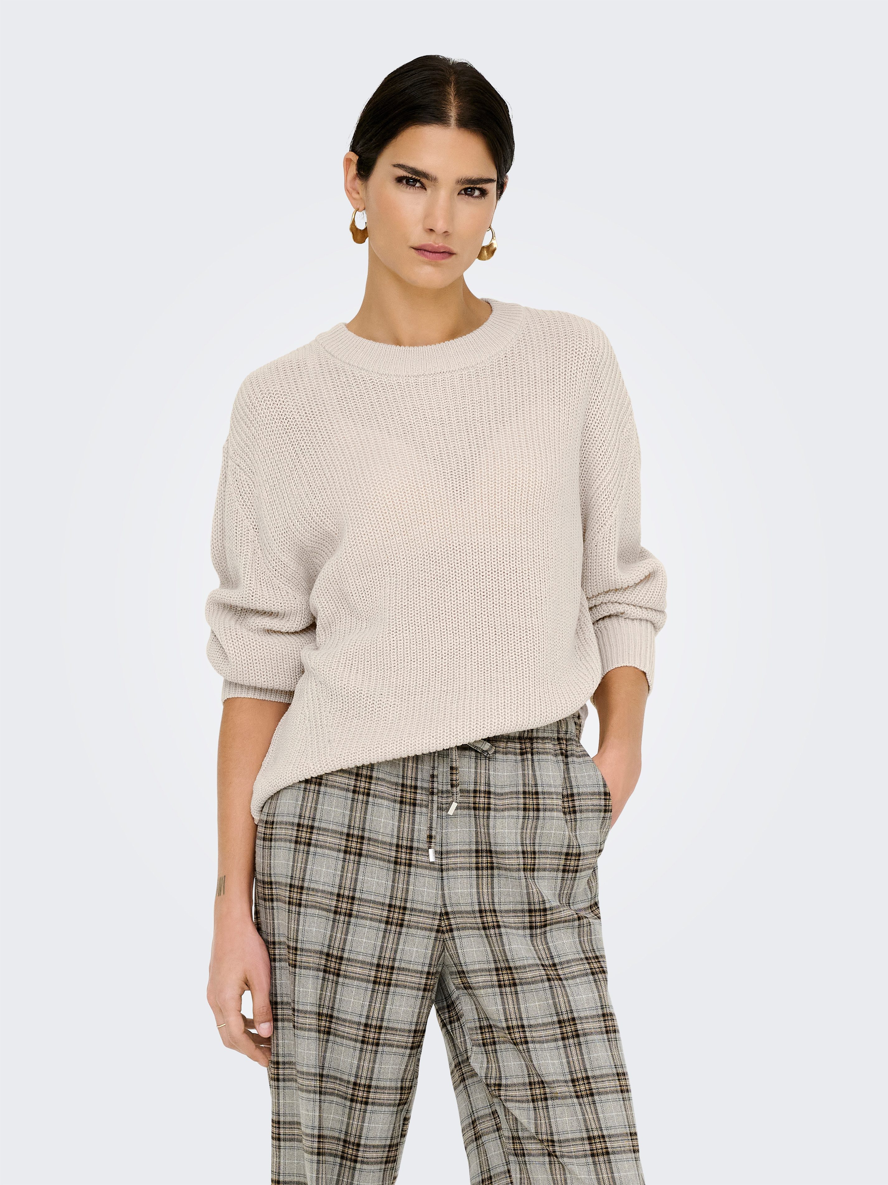 ONLY Strickpullover ONLMILOUZ LS RIB PULLOVER günstig online kaufen