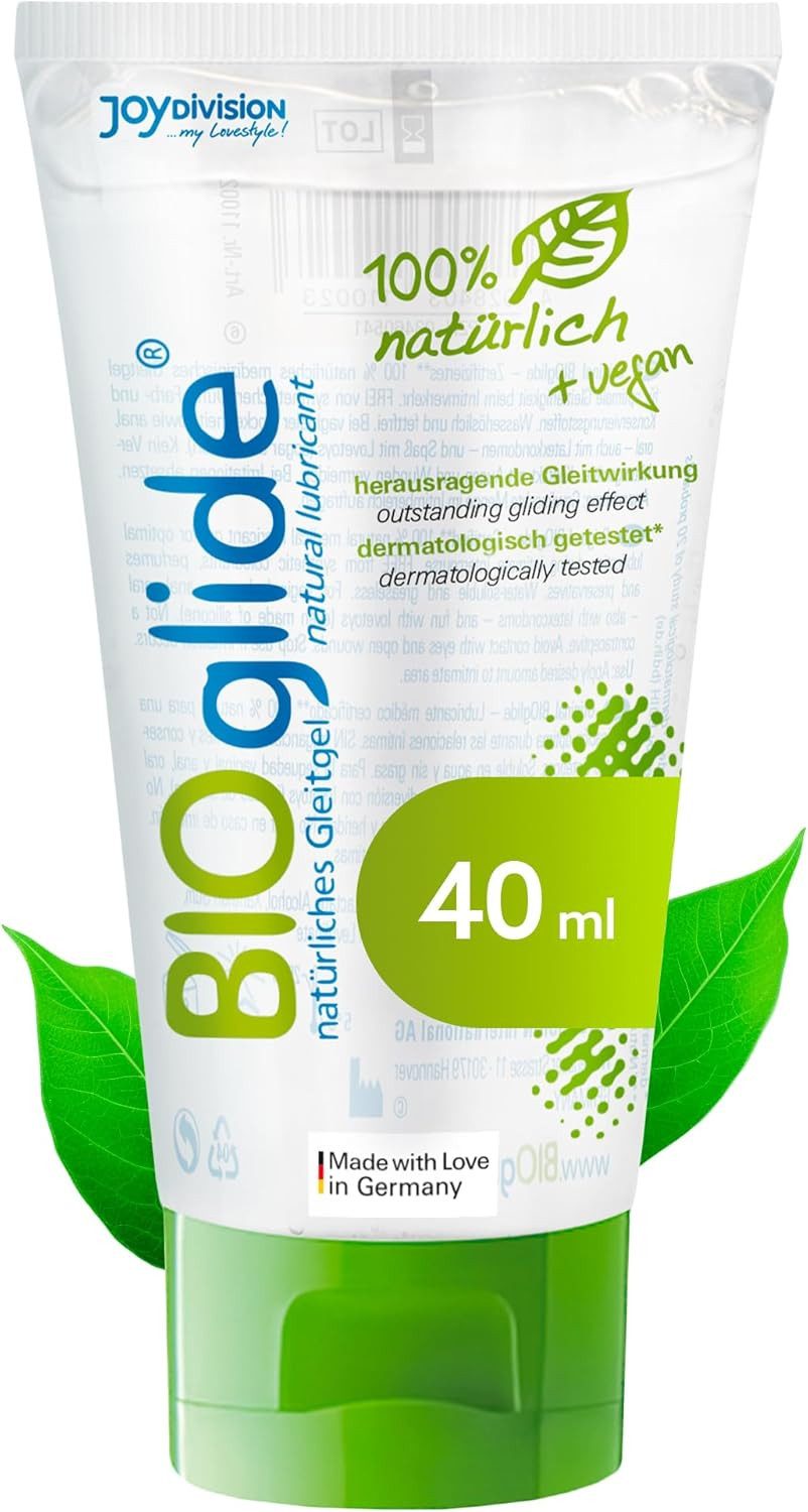 JOYDIVISION Gleitgel BIOglide Original, Biogleitgel, zertifizierte Naturkosmetik, vegan, natürliche Inhaltsstoffe