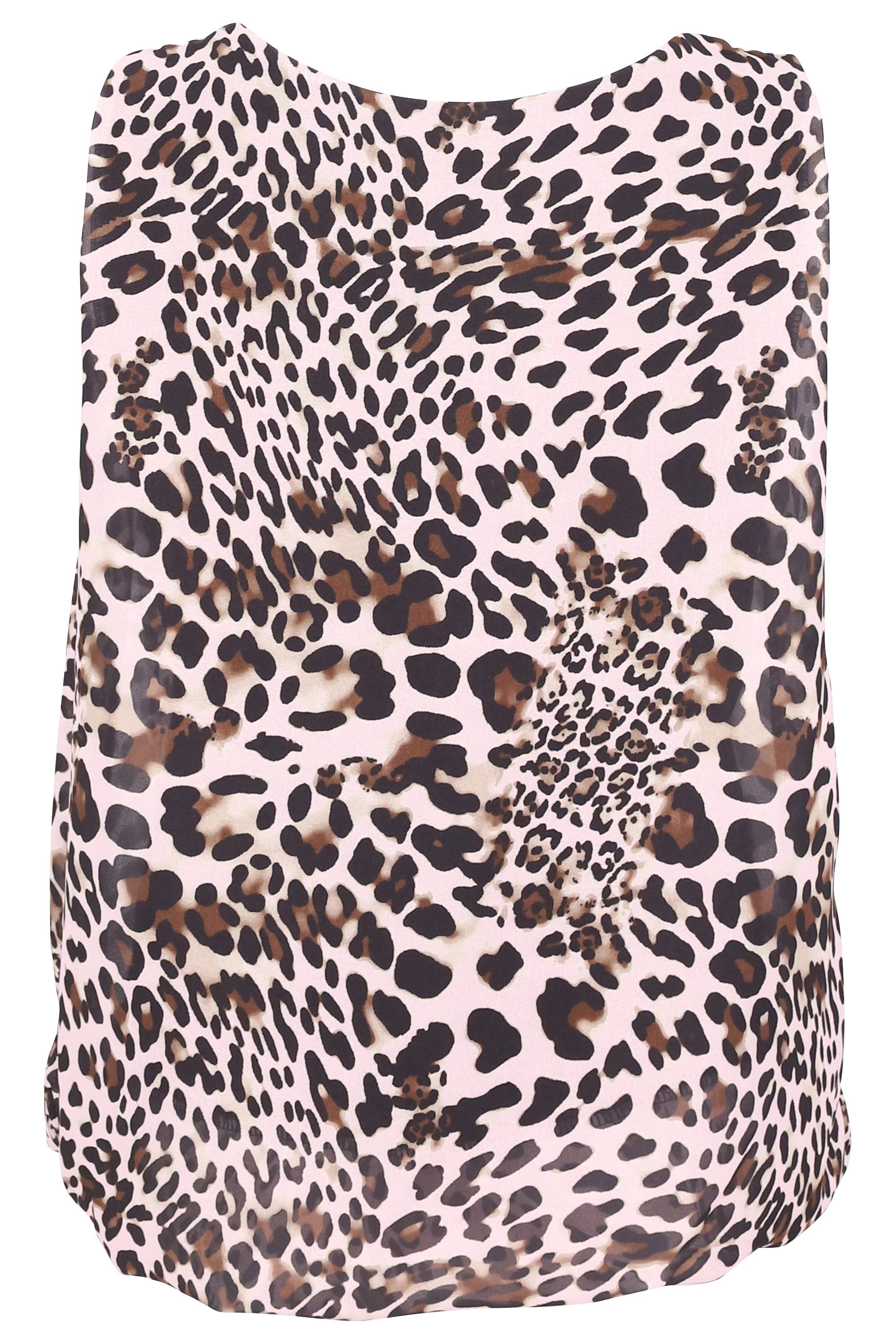 malito more than fashion Chiffonbluse malito Damen Bluse ärmellos 6879 Blus günstig online kaufen
