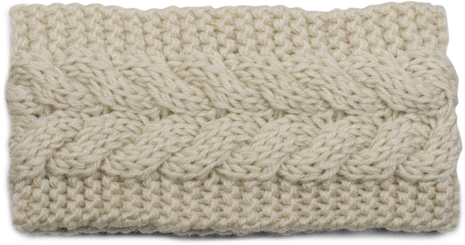 styleBREAKER Stirnband Grobstrick Stirnband mit Zopfmuster (1-St)