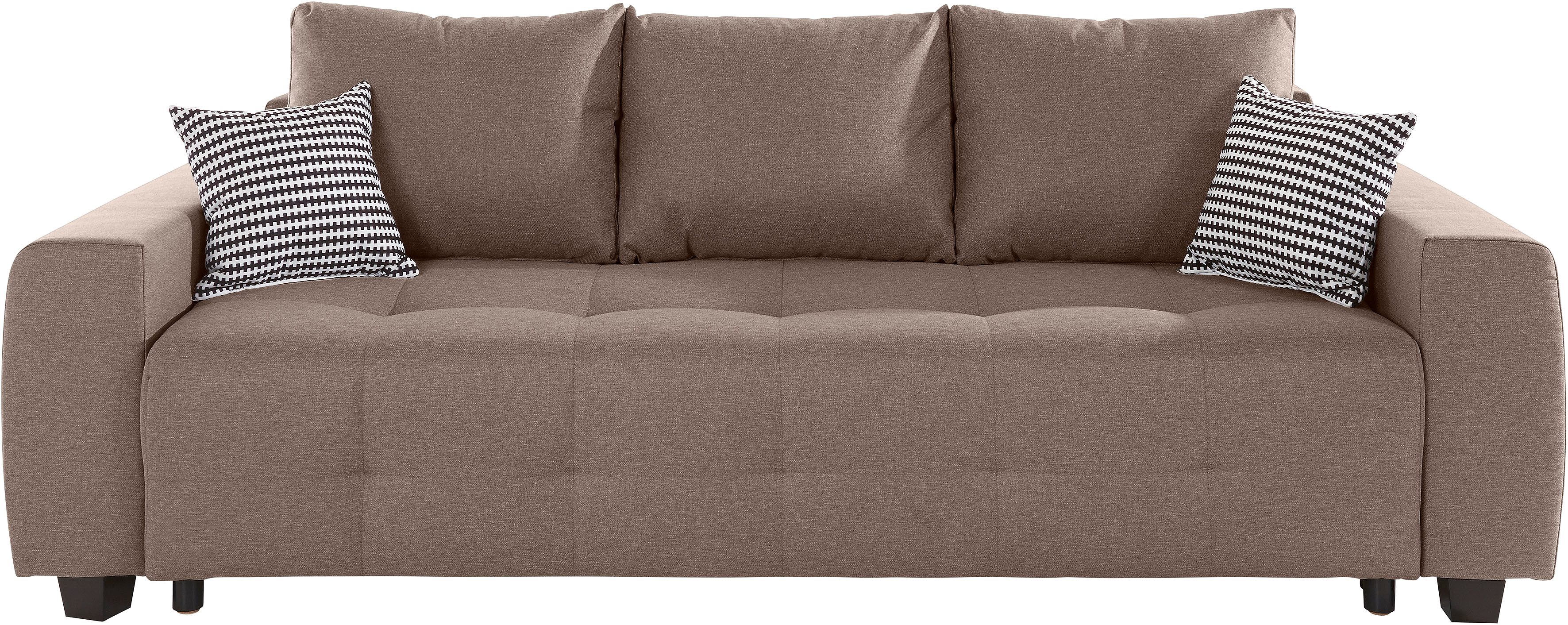 OTTO home Schlafsofa Bella mit Bettkasten, Gästebett 142x194, in 3 Qualitäten, inkl. Kissen, LUXUS - Taschenfedern mit Topper - Schlafen wie im Bett, Dauerschlä – Bild 2 von 5