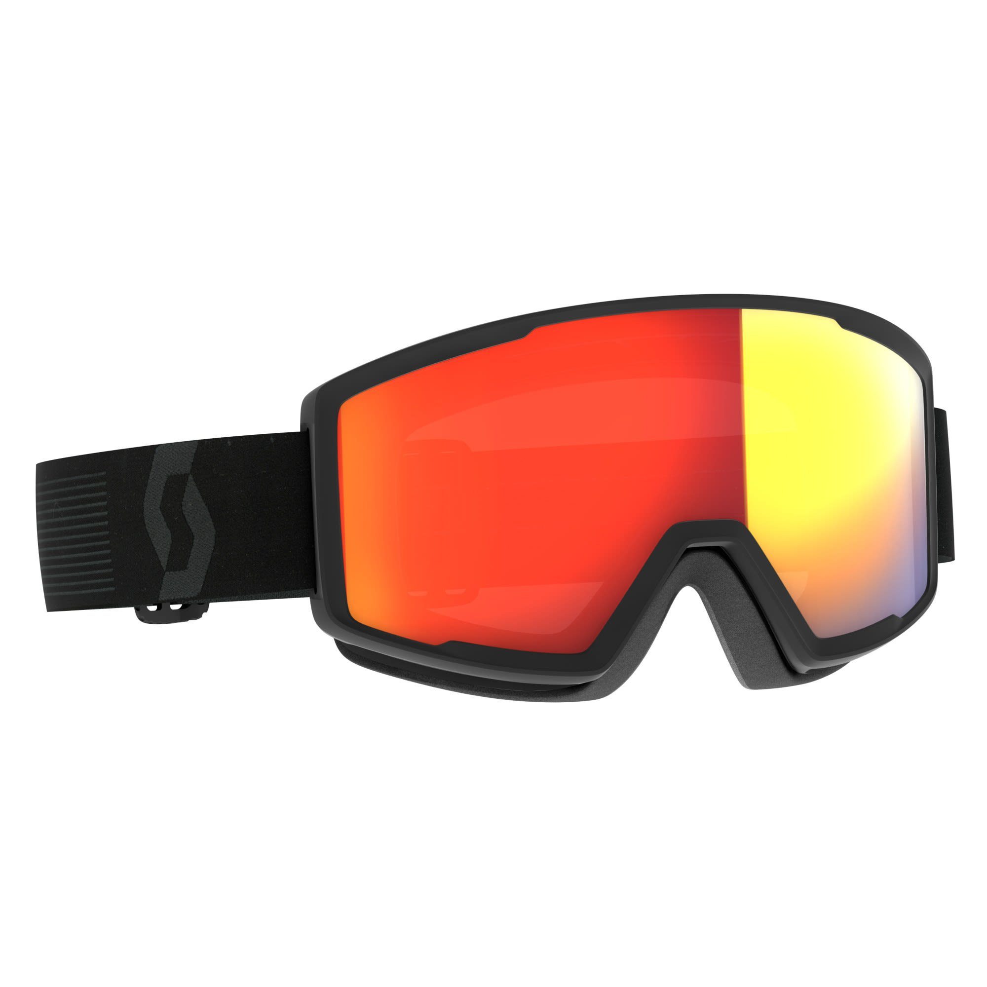 Scott Skibrille Scott Factor Pro Goggle Accessoires Mineral Black - Enhancer Red Chrome