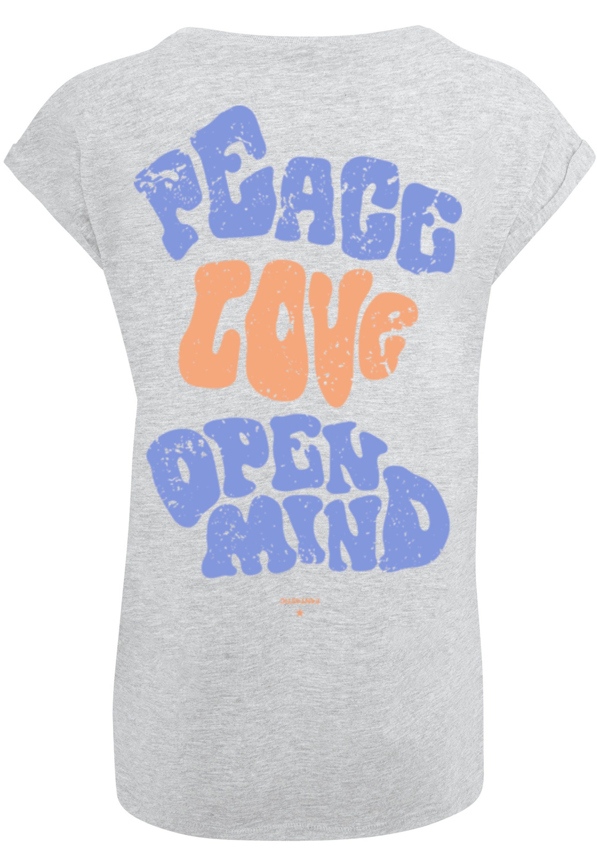 F4NT4STIC Love Open T-Shirt Mind Peace and Print