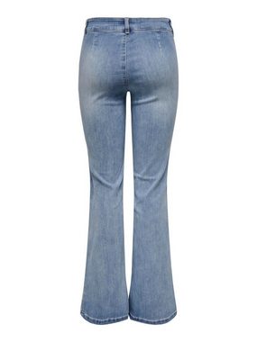 ONLY Bootcut-Jeans ONLWAUW MID FLARED ZIP CUT DNM