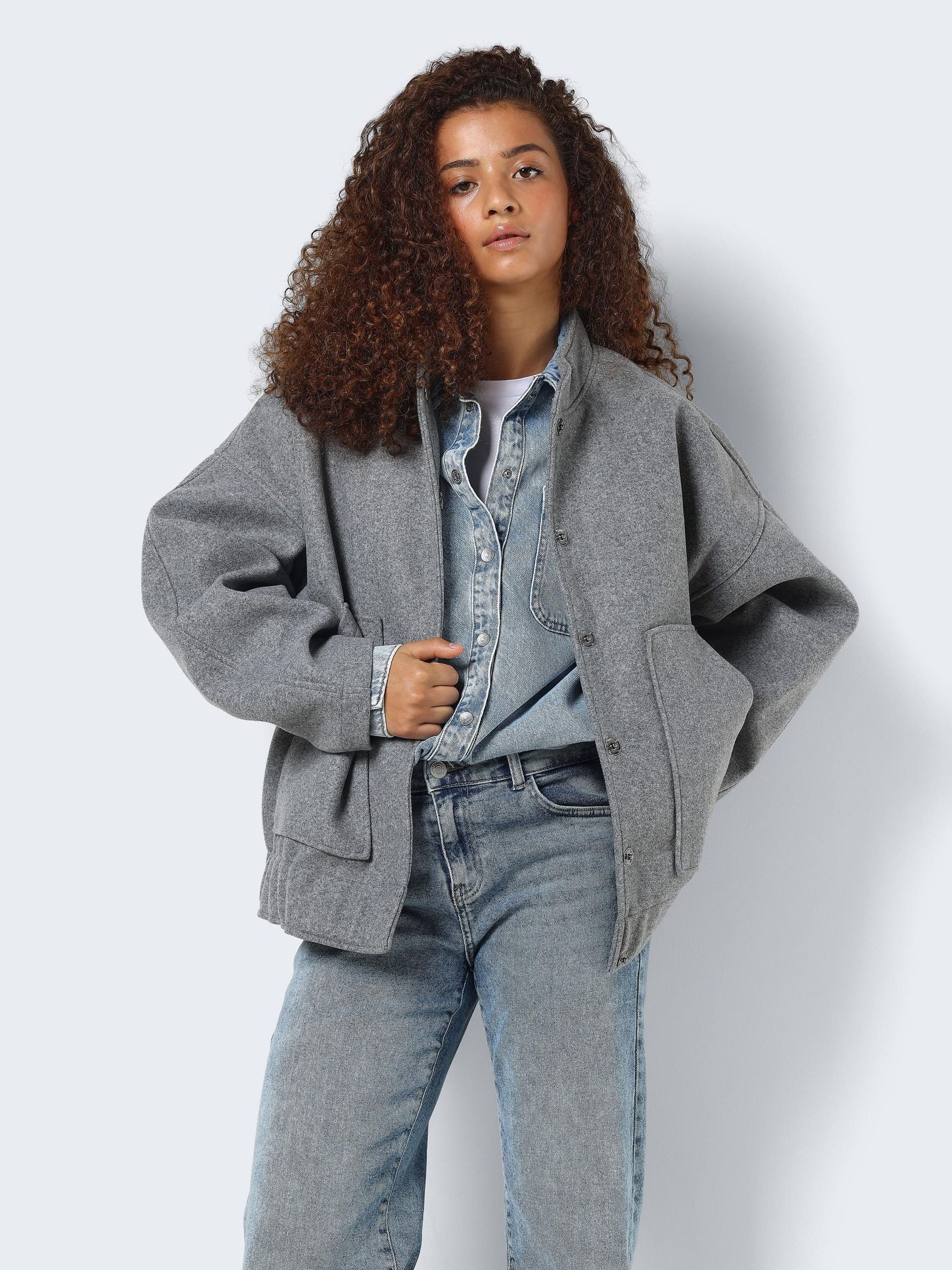 Noisy may Winterjacke Oversize hoher Kragen günstig online kaufen