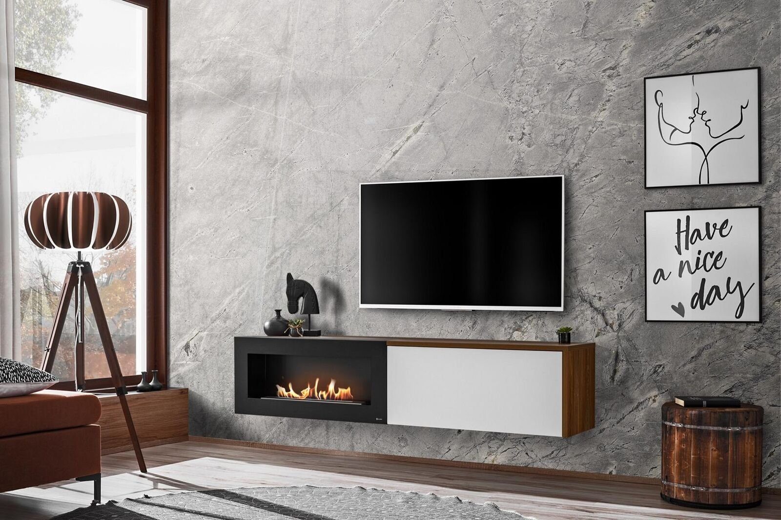 Design in Sideboard (Made Möbel Holz Neu TV-Ständer, Modernes JVmoebel Europa) Luxus